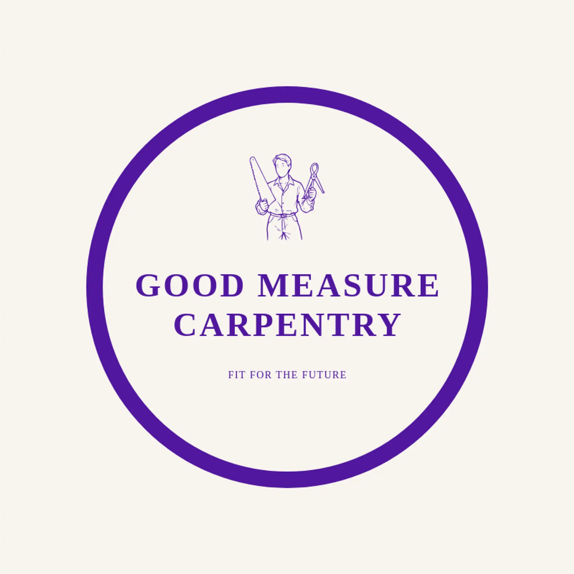 Good Measure Carpentry logo for carpenter