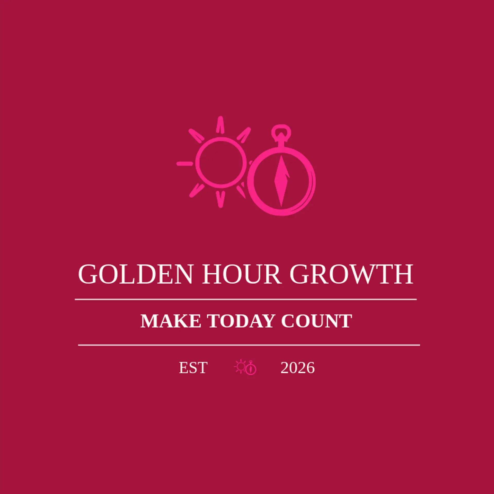 Golden Hour Growth logo for coaching