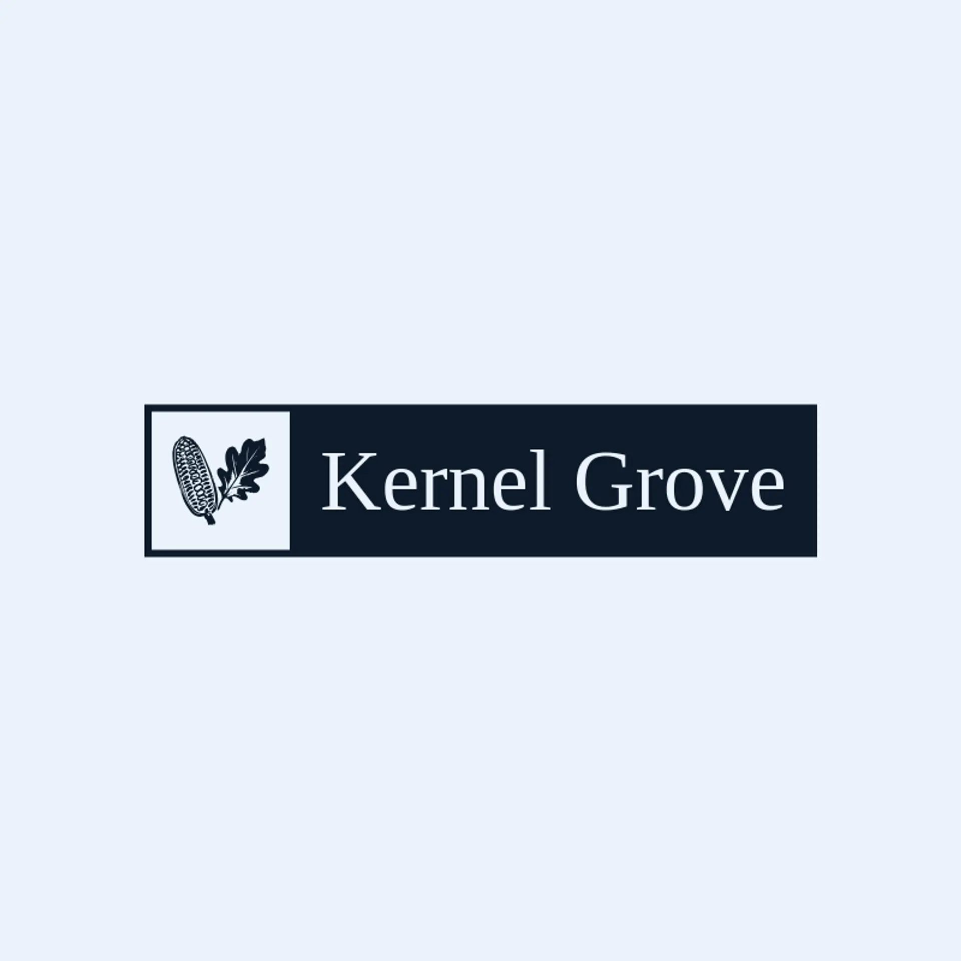 Kernel Grove logo for corn