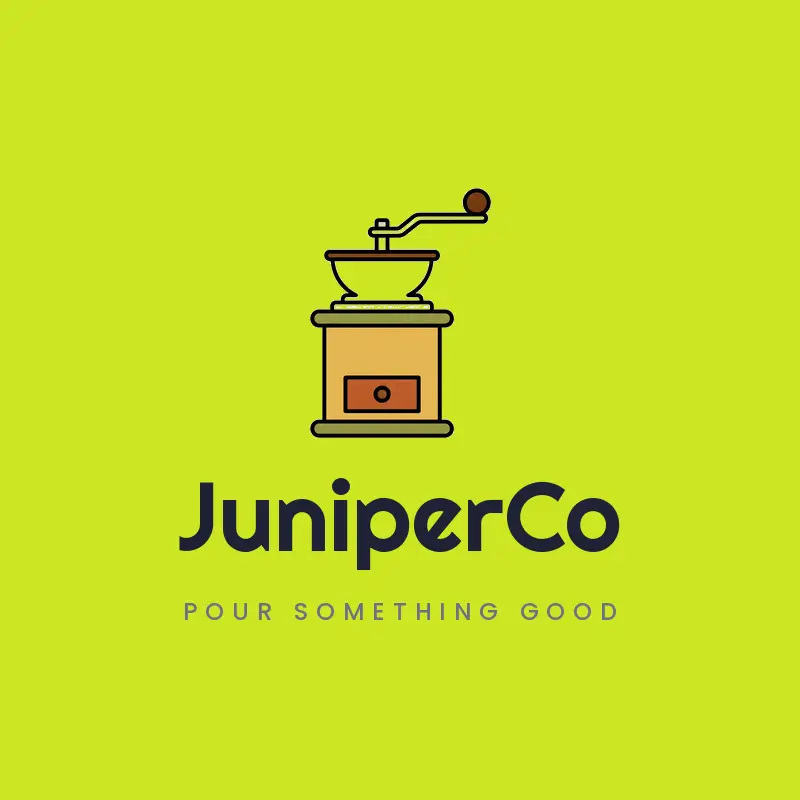 Coffee grinder logo