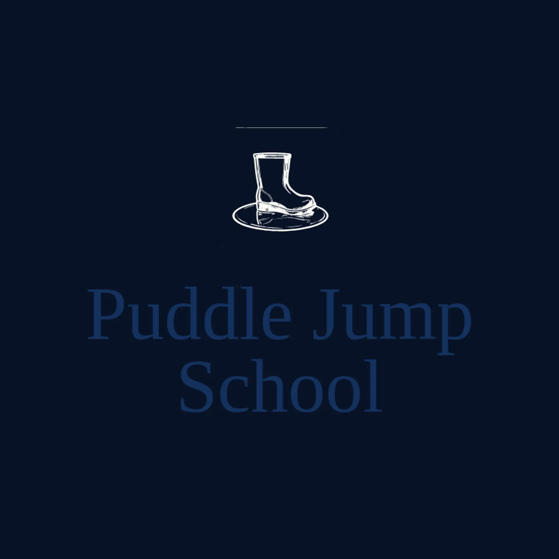 Puddle Jump School logo for kindergarten