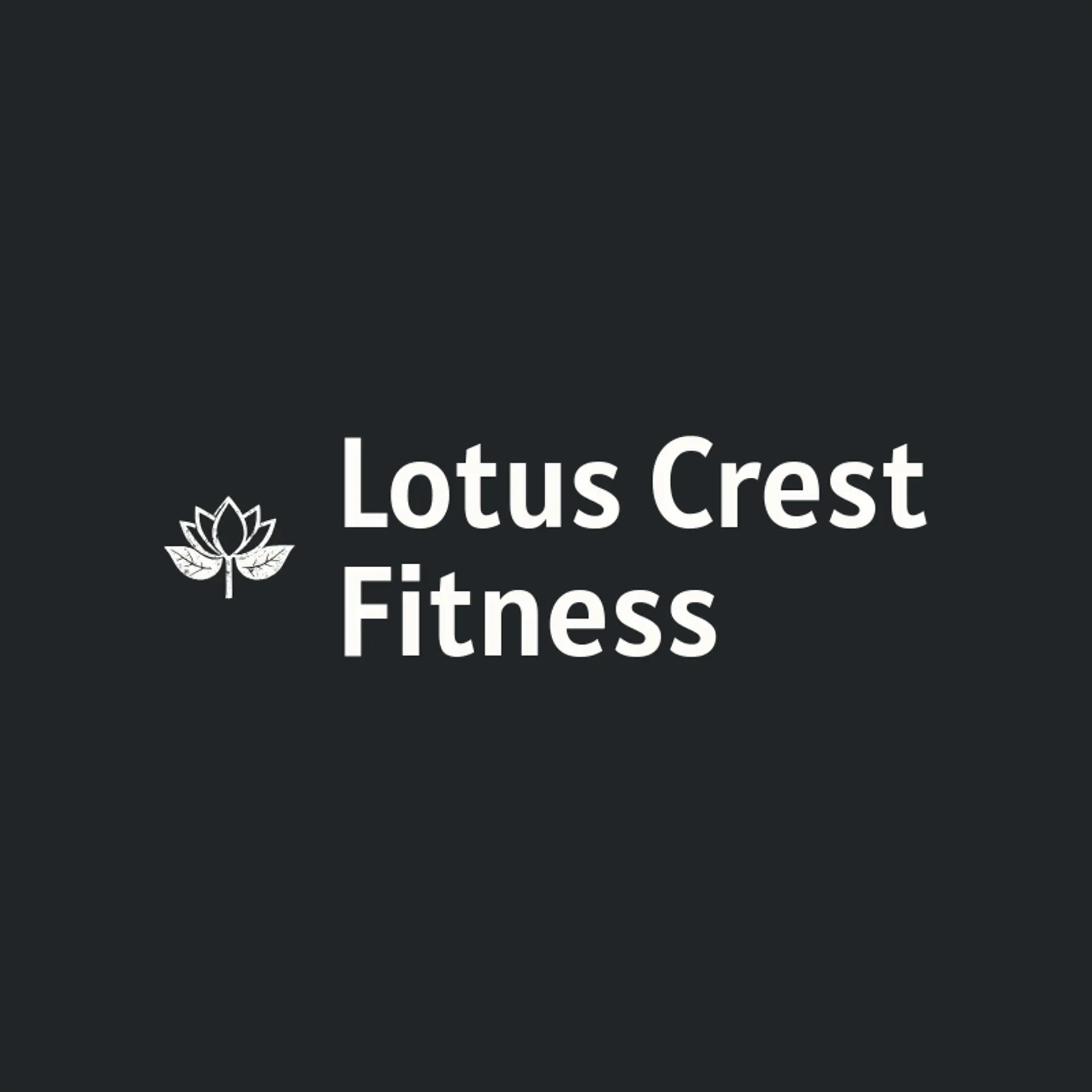 Lotus Crest Fitness logo for lotus