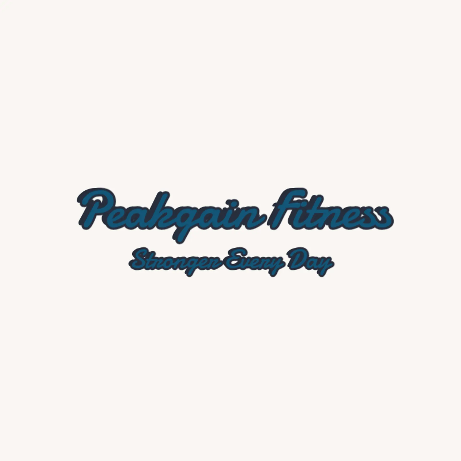 PeakGain Fitness logo for fitness training