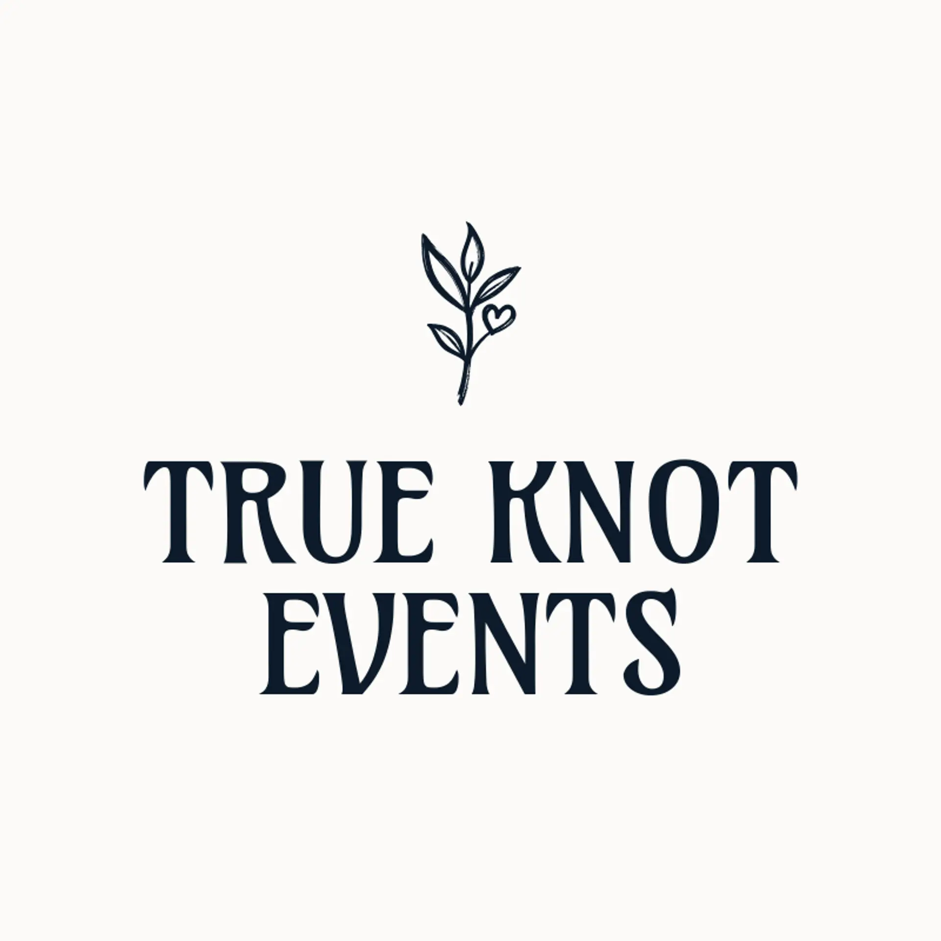 True Knot Events logo for matrimony