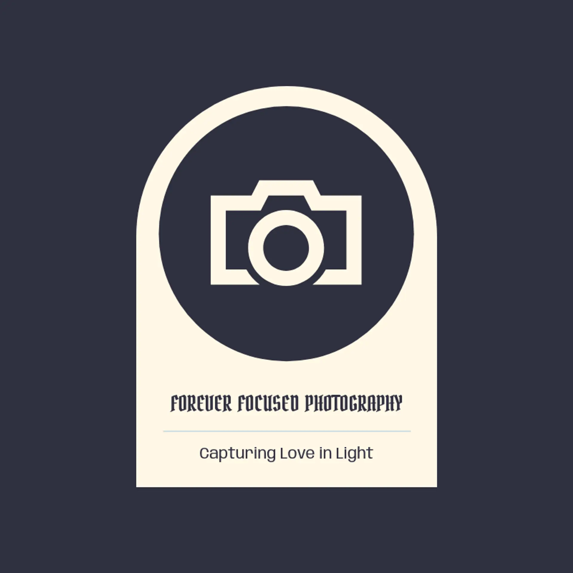 Captured Vows logo for wedding photographer