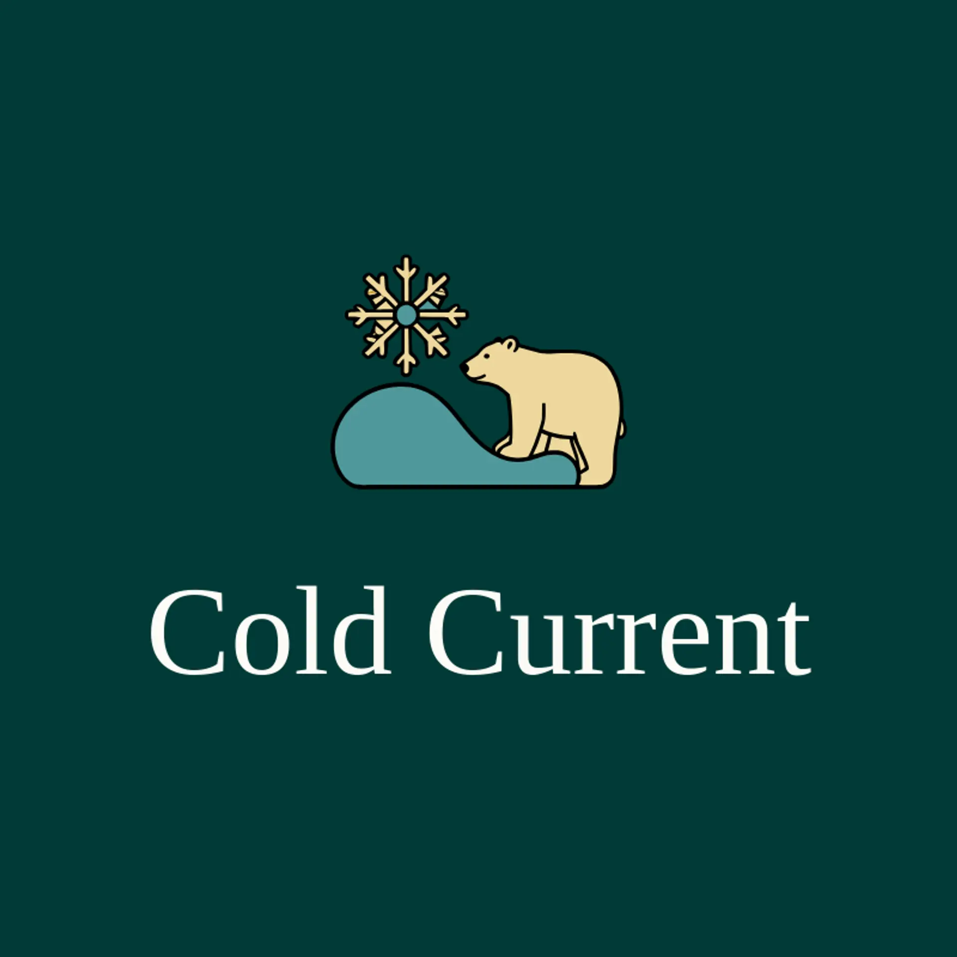 Cold Current logo for polar bear