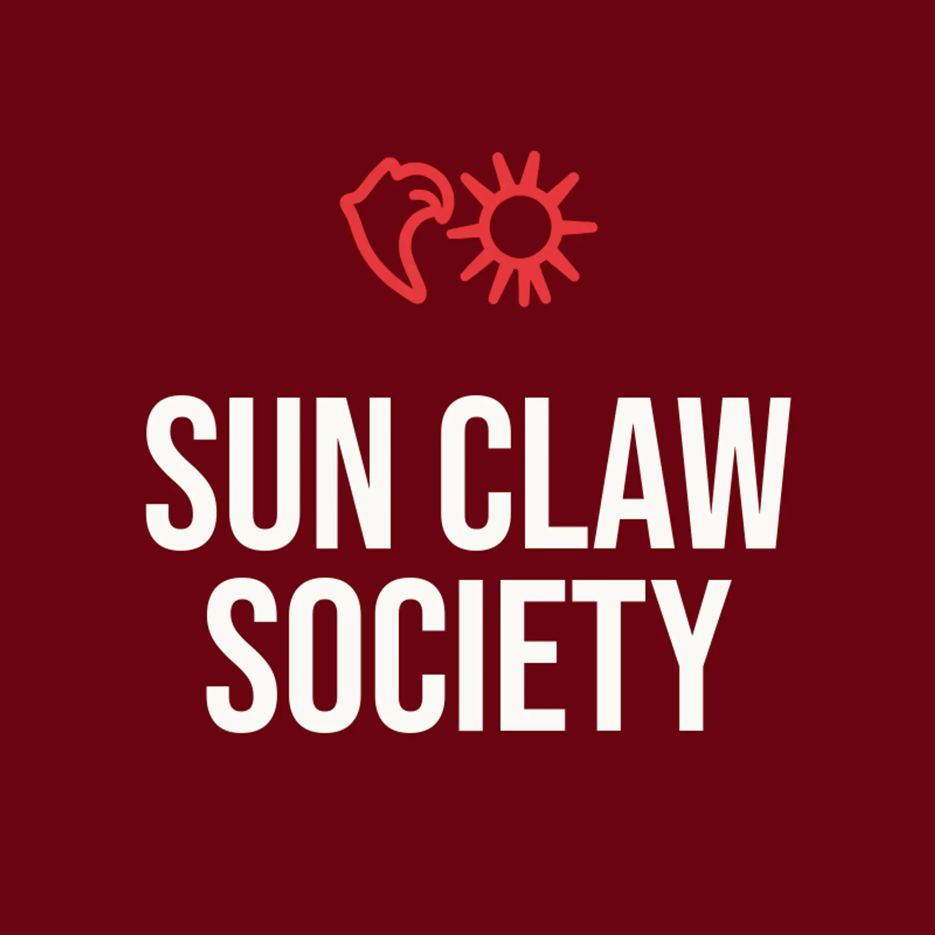 Sun Claw Society logo for wolf