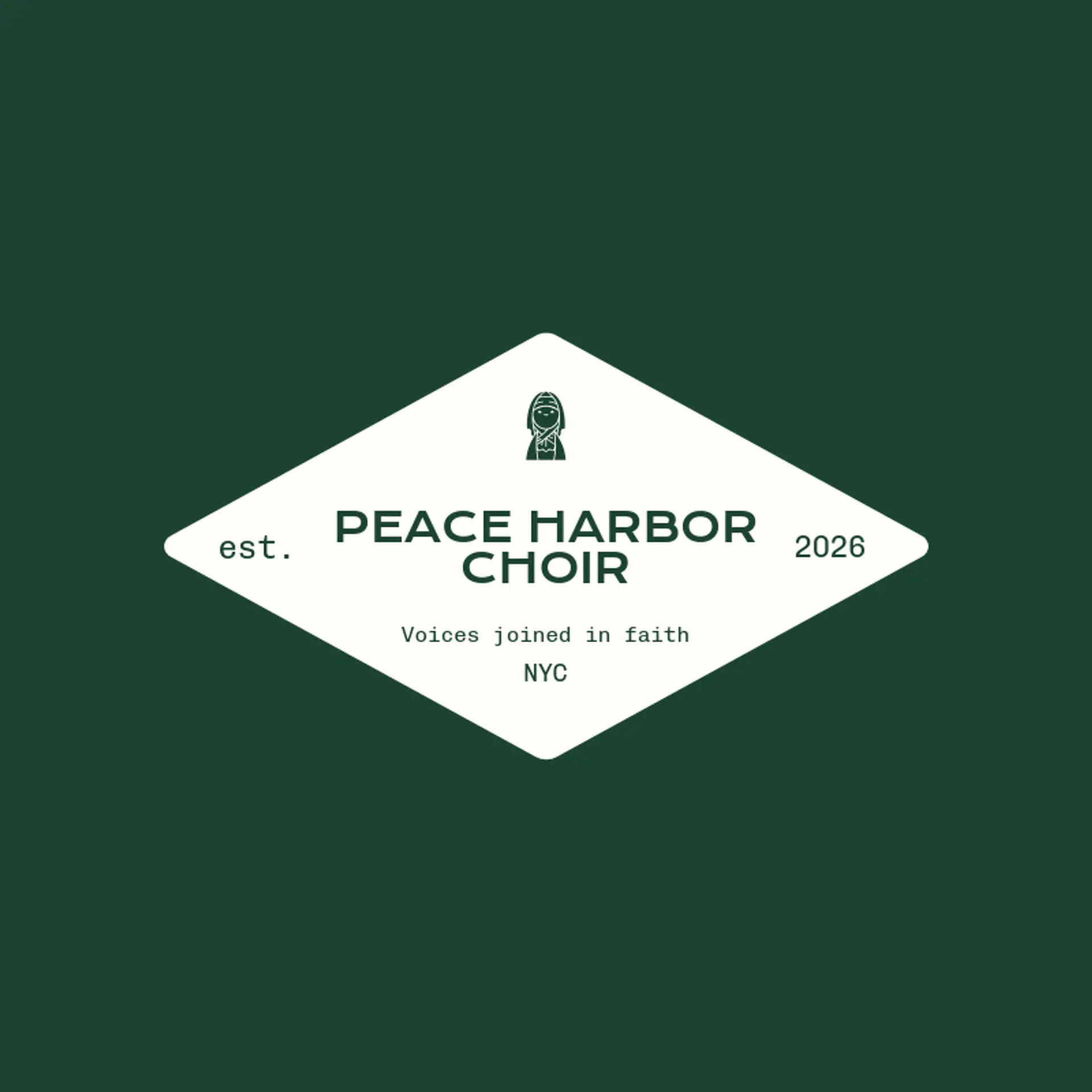 Peace Harbor Choir logo for catholic