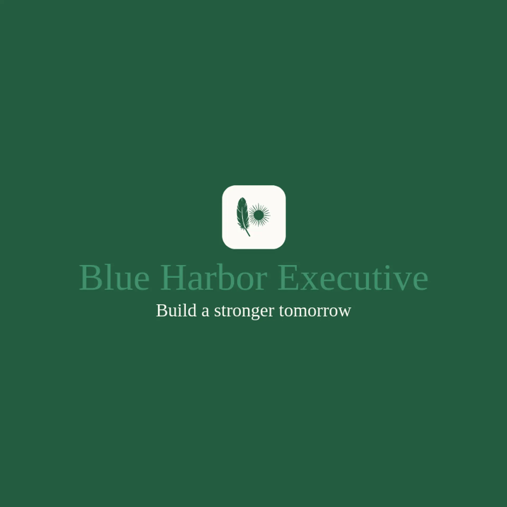 Blue Harbor Executive logo for executive