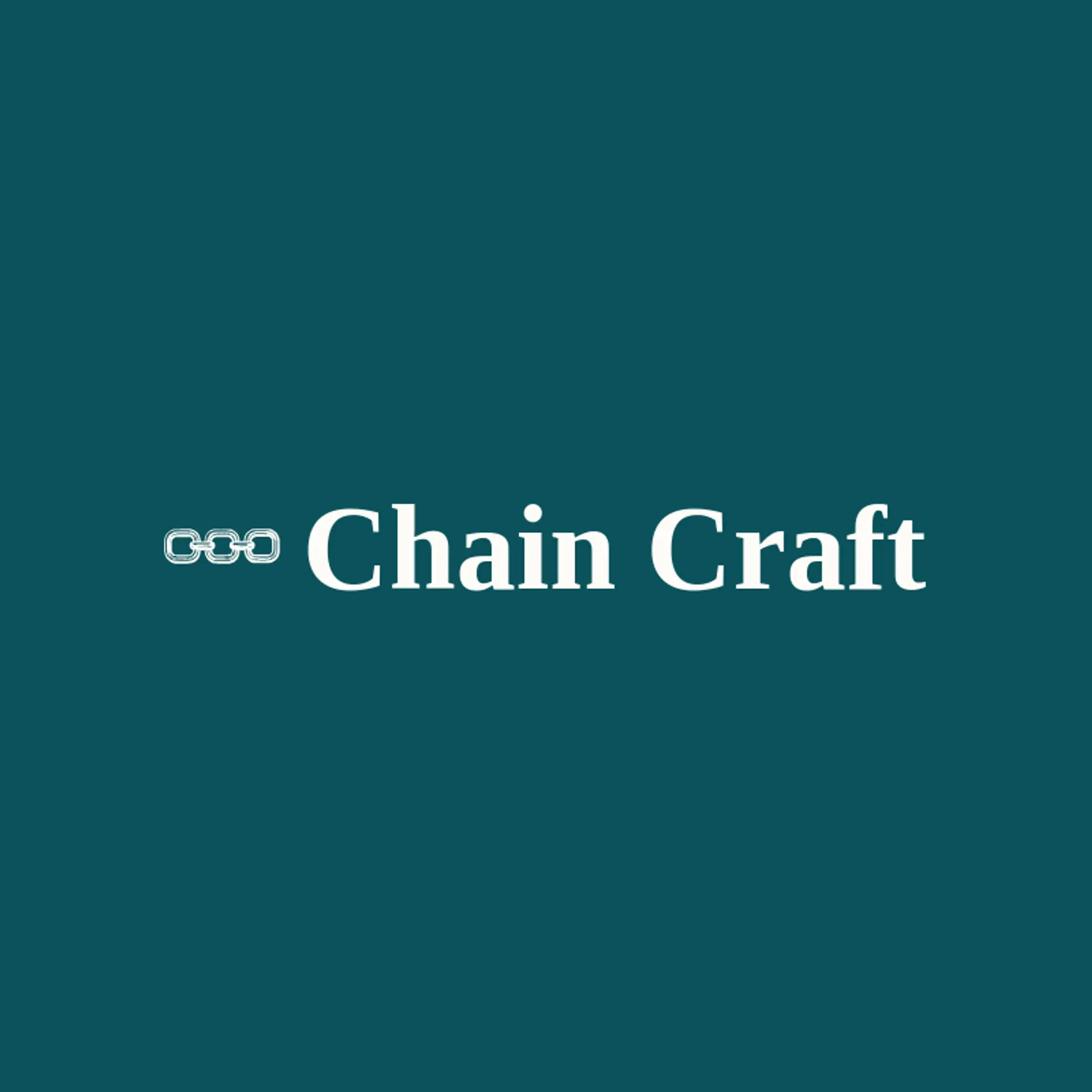 Chain Craft logo for blockchain