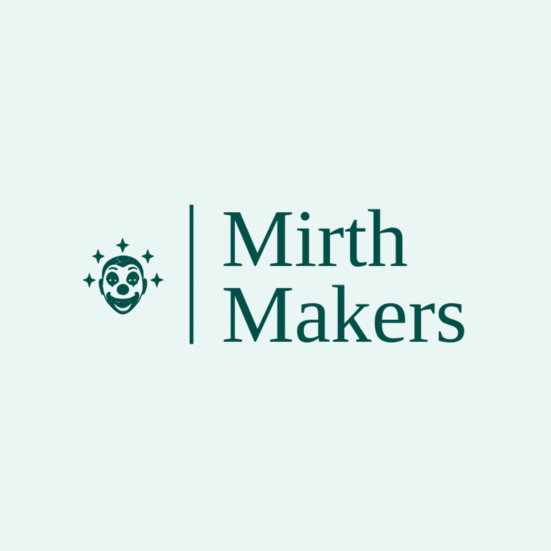 Mirth Makers logo for clown