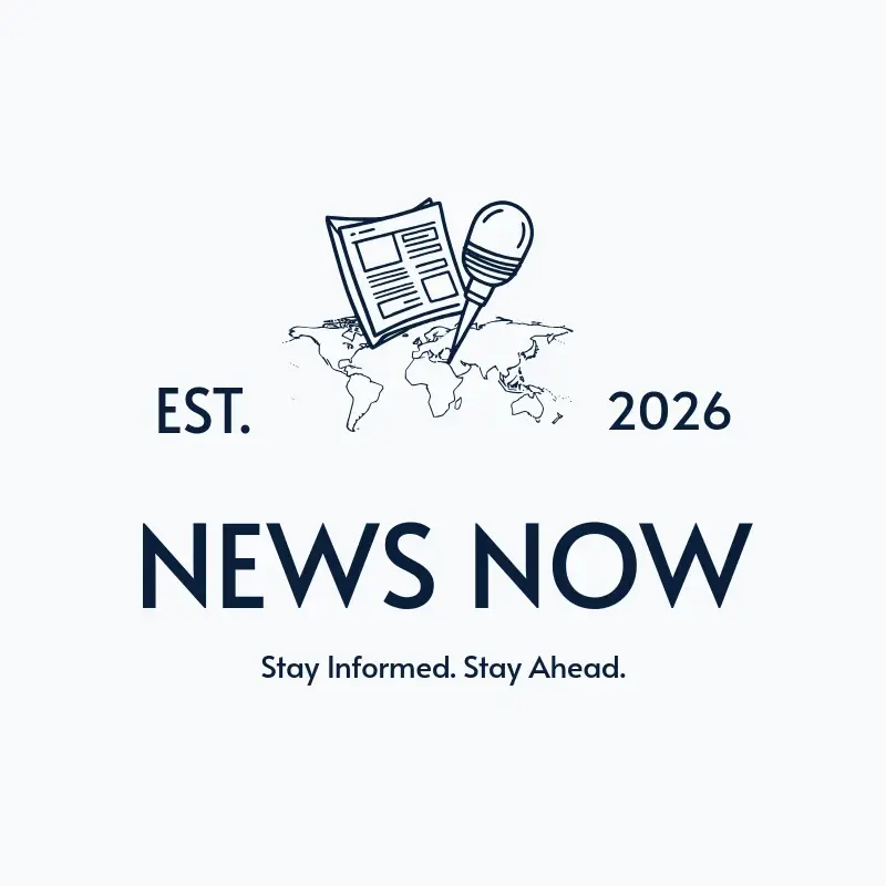 The newsletter name News Now as a branded logo with a single color icon