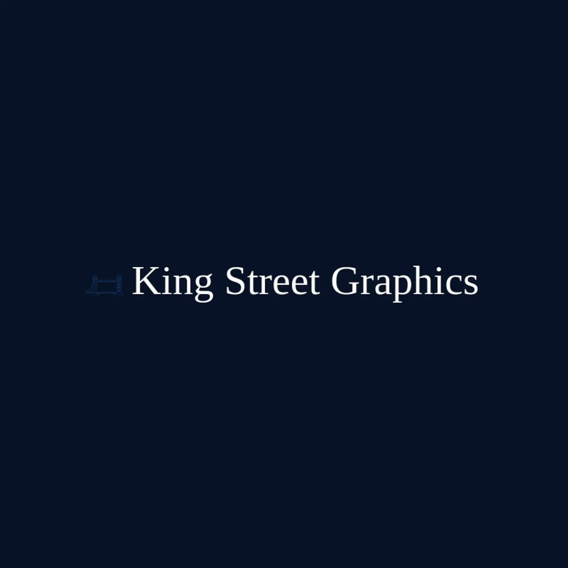 King Street Graphics logo for london