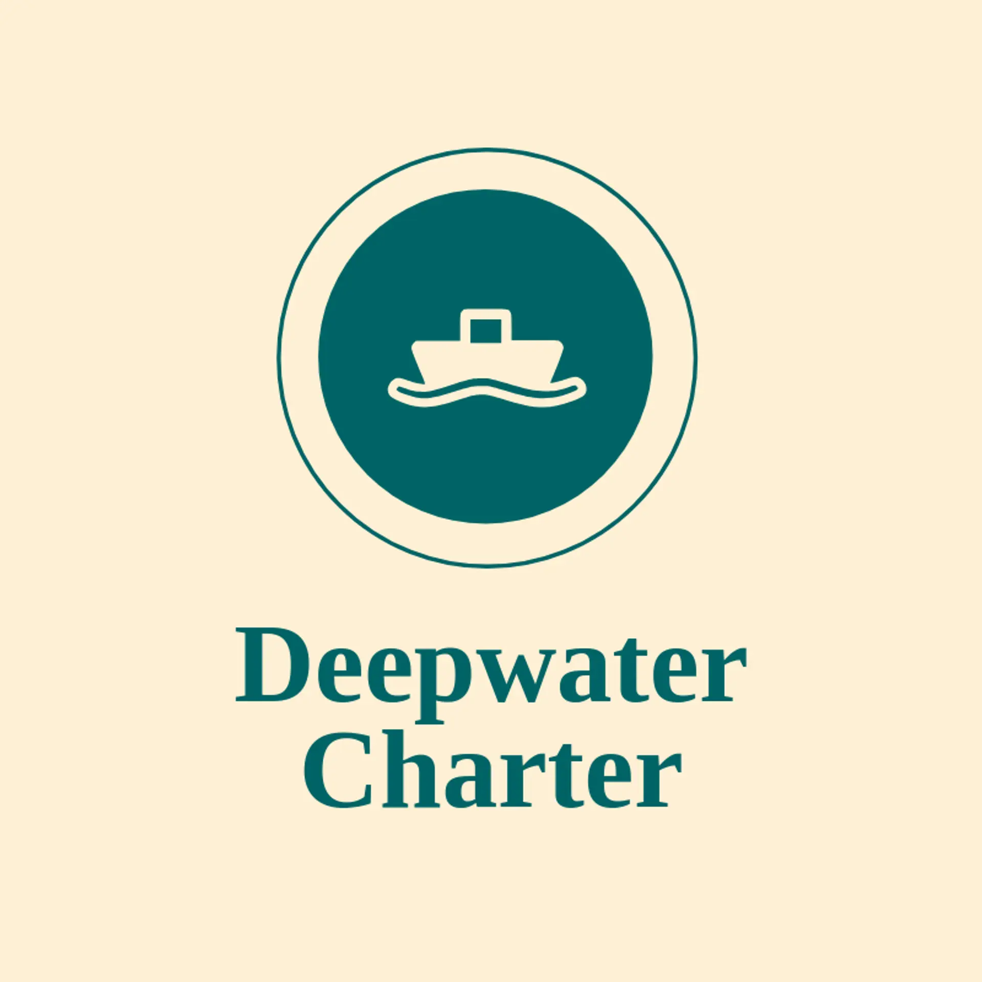 Deepwater Charter logo for ship