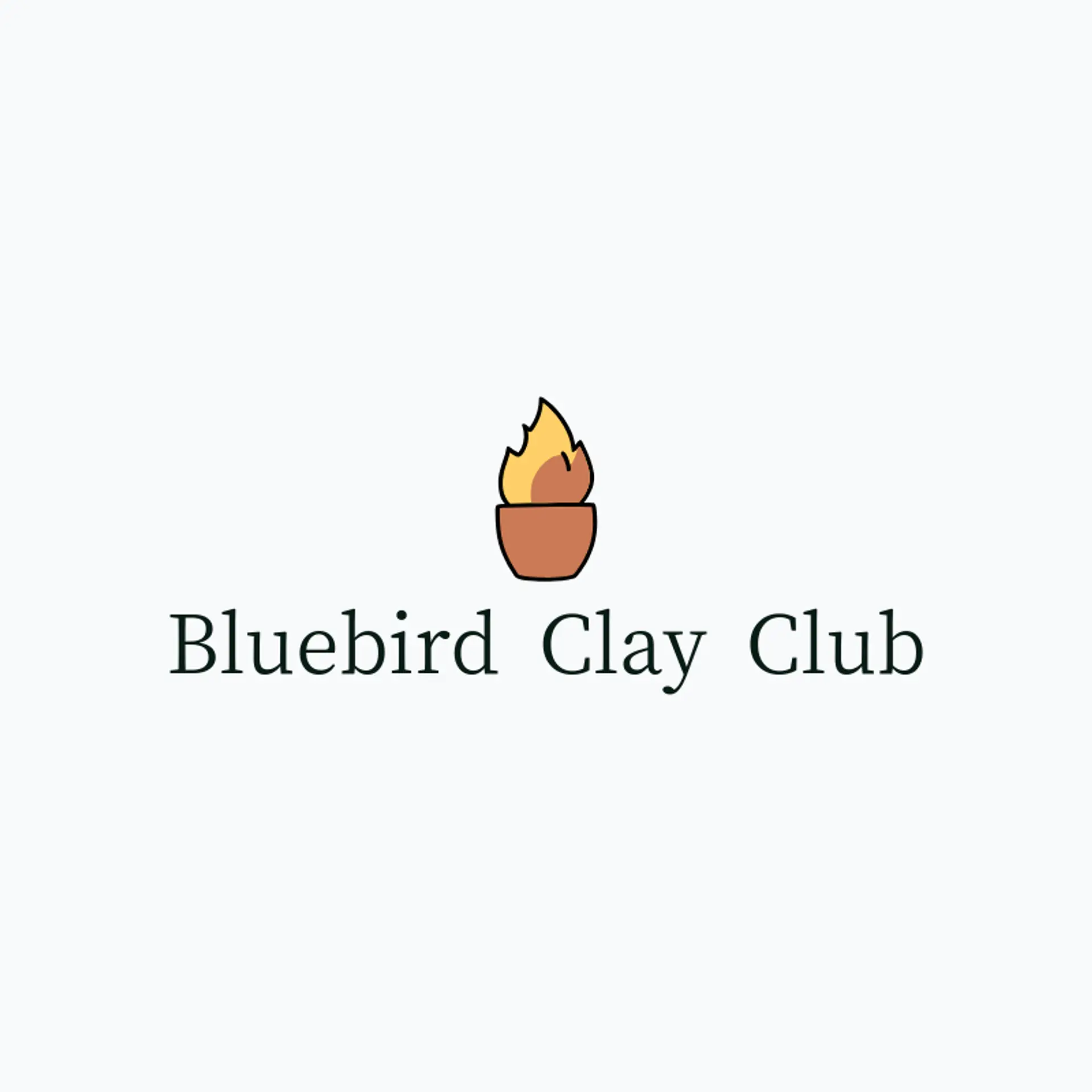 Bluebird Clay Club logo for clay