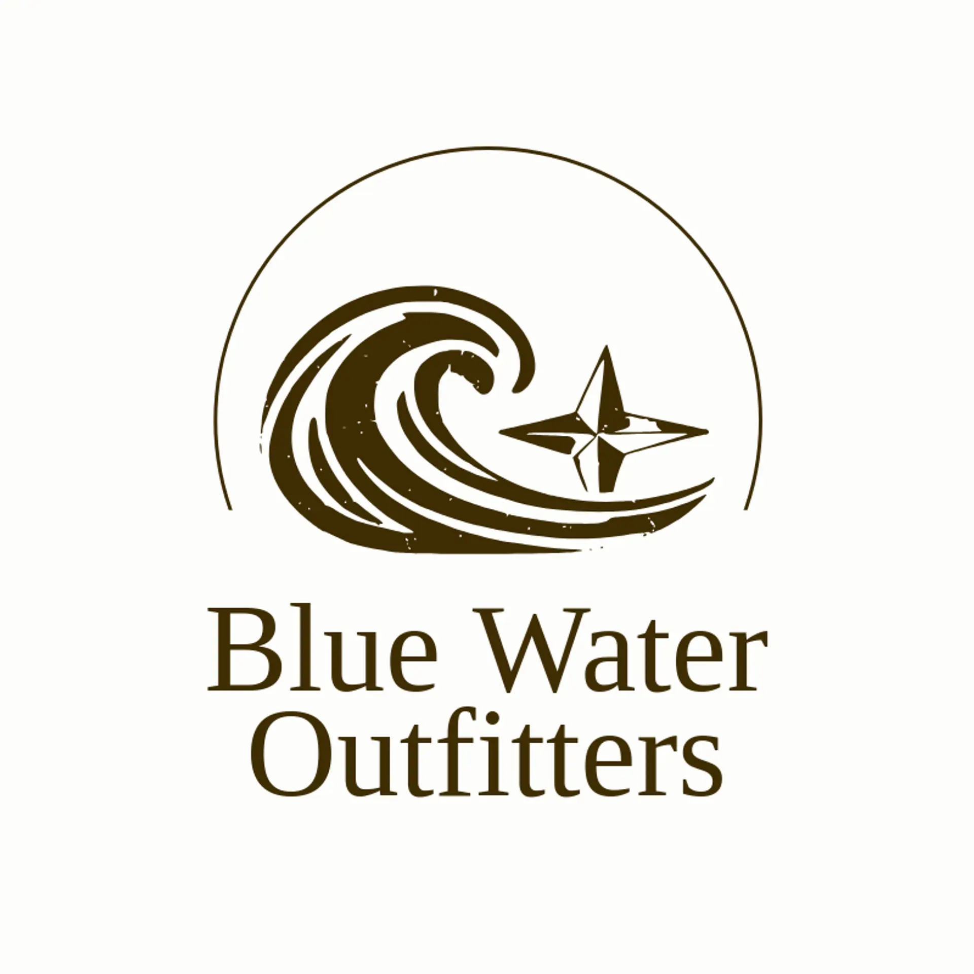 Blue Water Outfitters logo for michigan