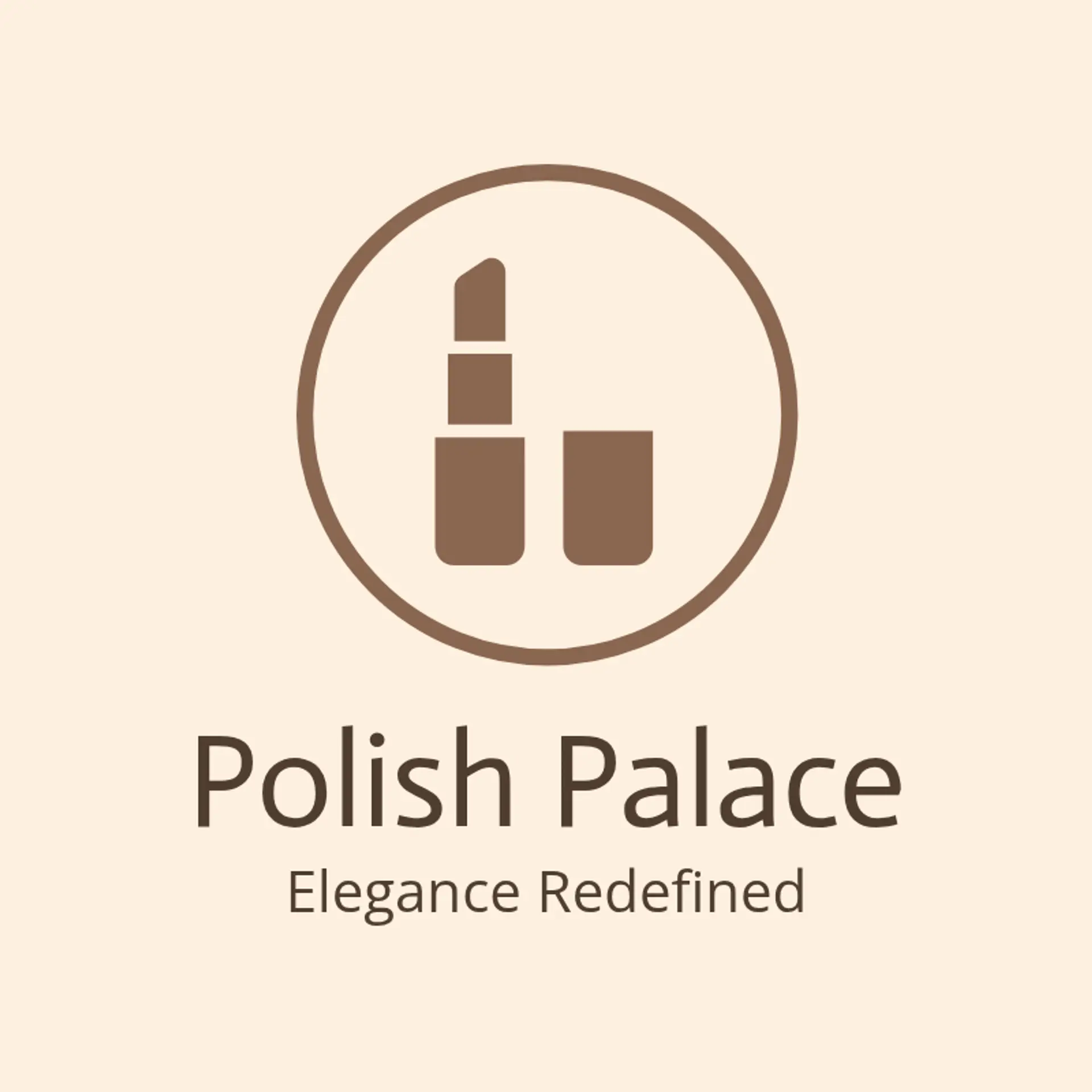 Polish Palace logo for beauty fashion