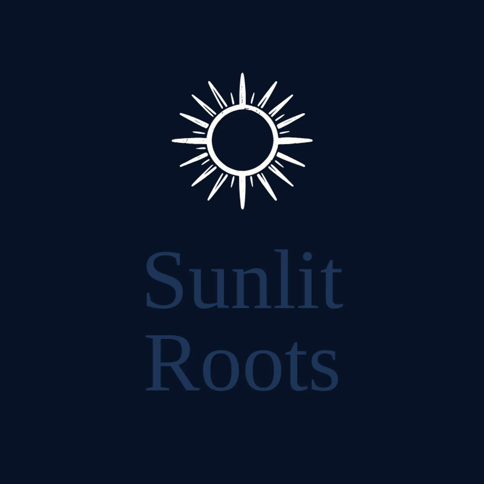 Sunlit Roots logo for spring