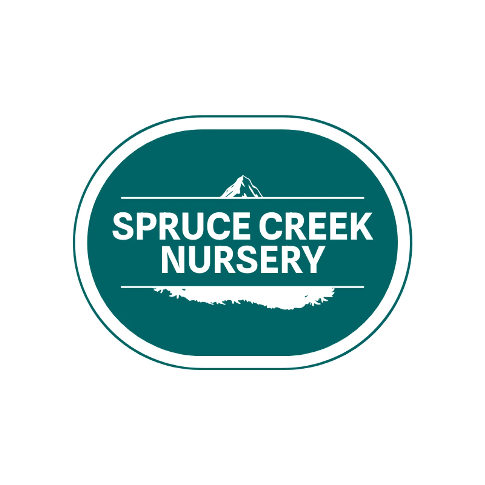 Spruce Creek Nursery logo for evergreen