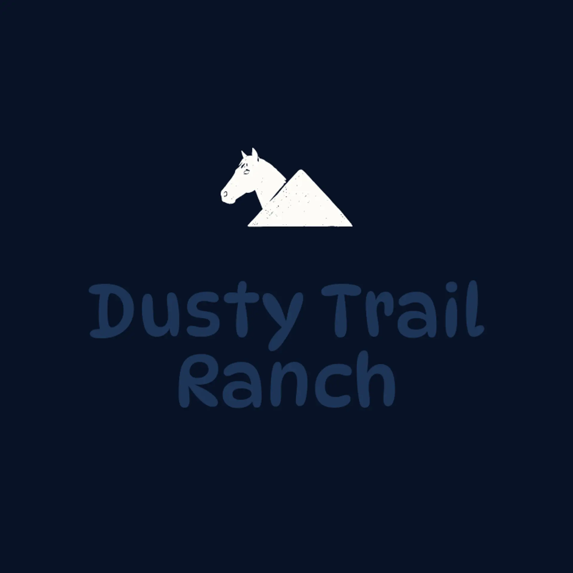 Dusty Trail Ranch logo for ranch