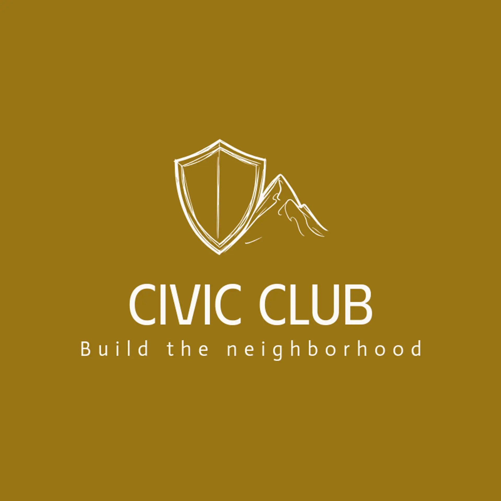 Civic Club logo for club