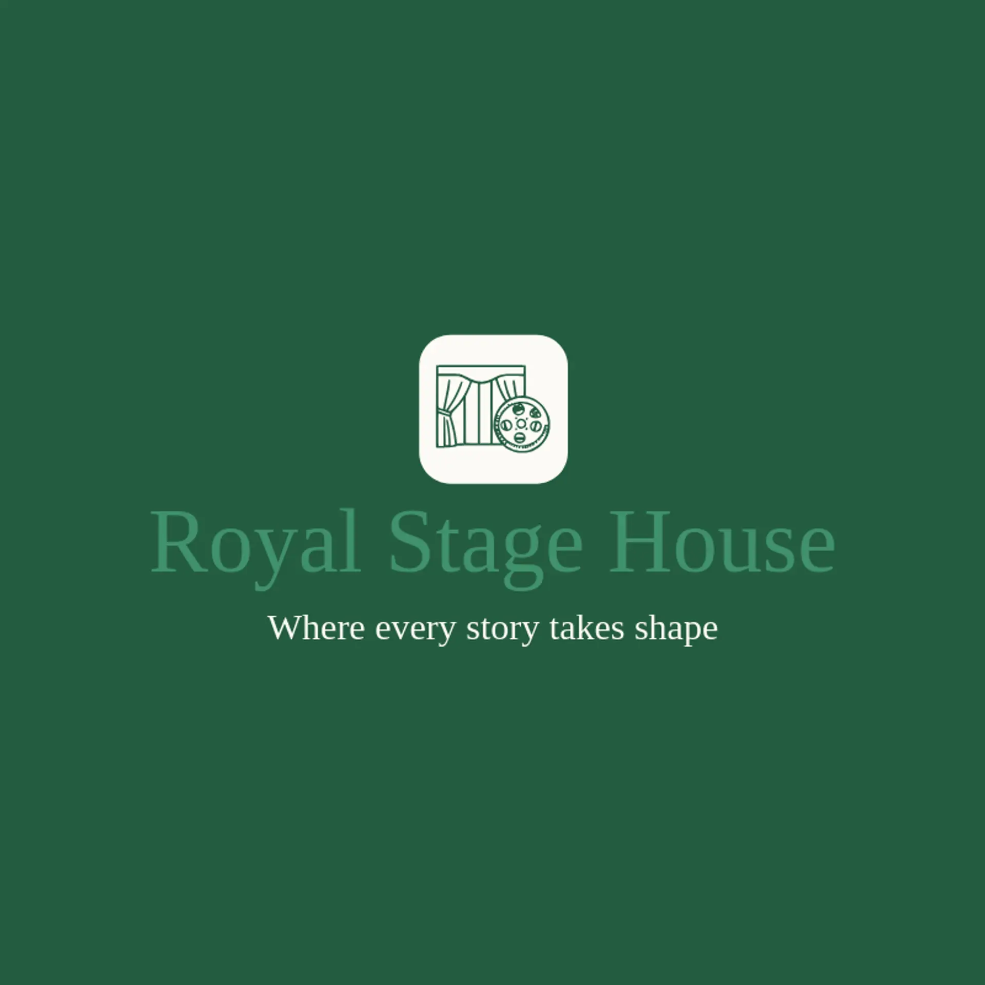 Royal Stage House logo for movie theater