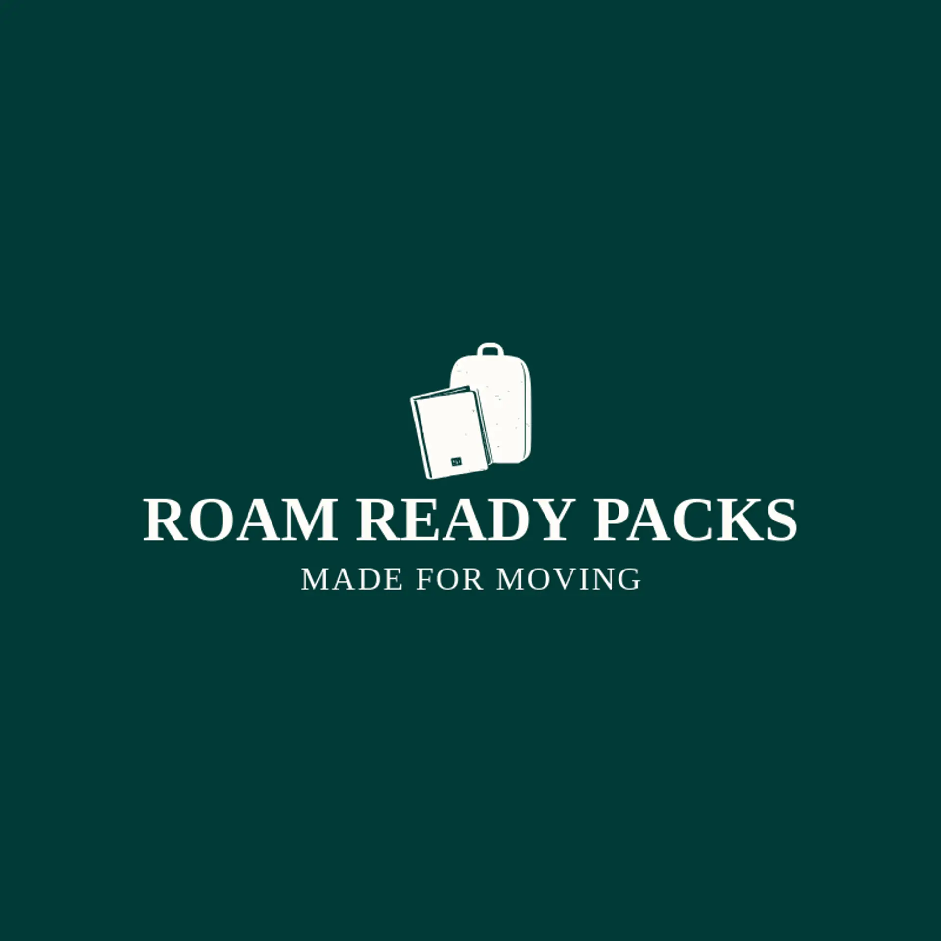 Roam Ready Packs logo for backpack