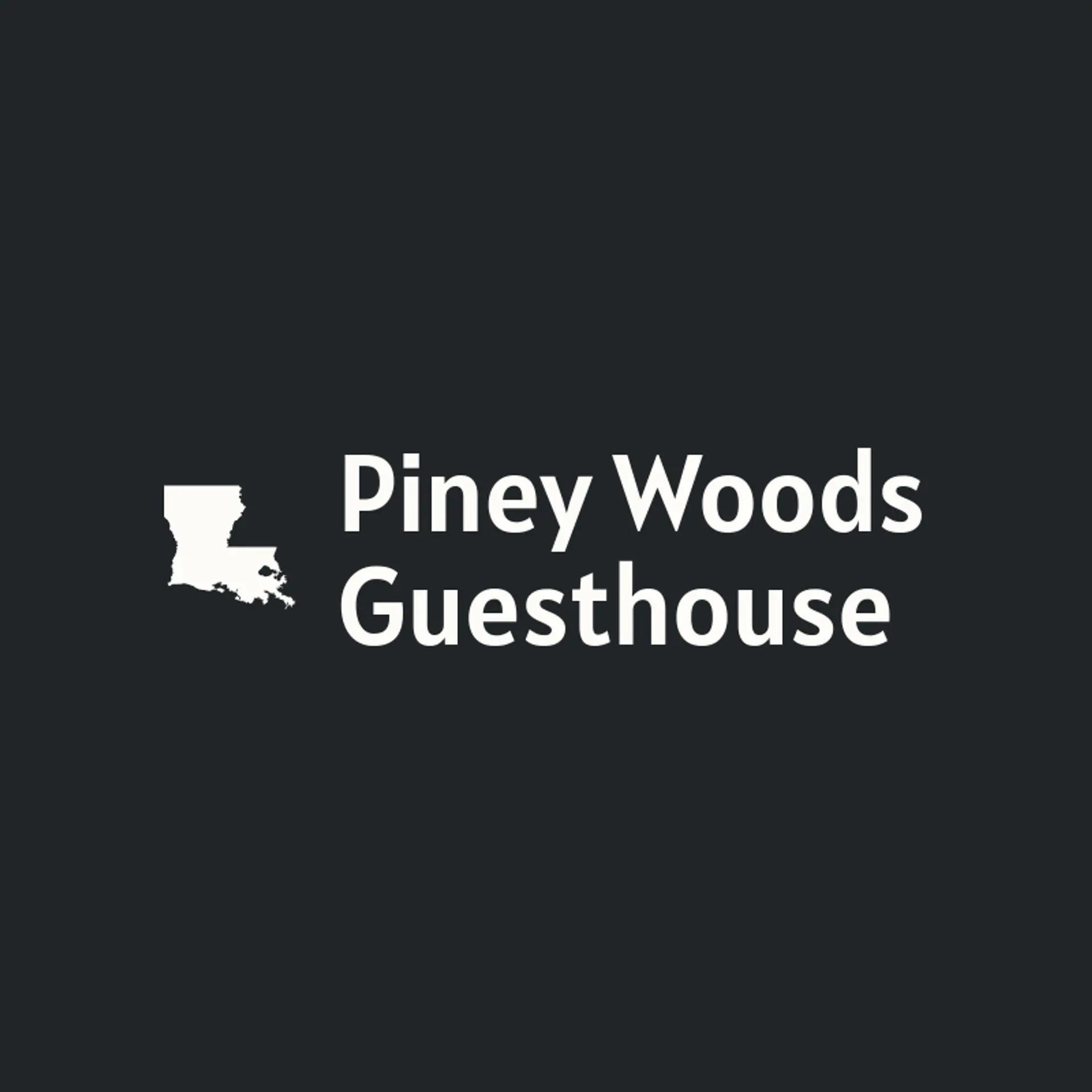 Piney Woods Guesthouse logo for louisiana