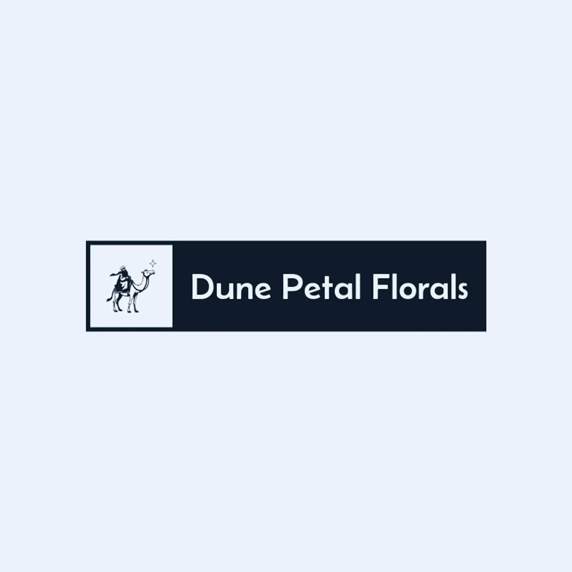 Dune Petal Florals logo for camel
