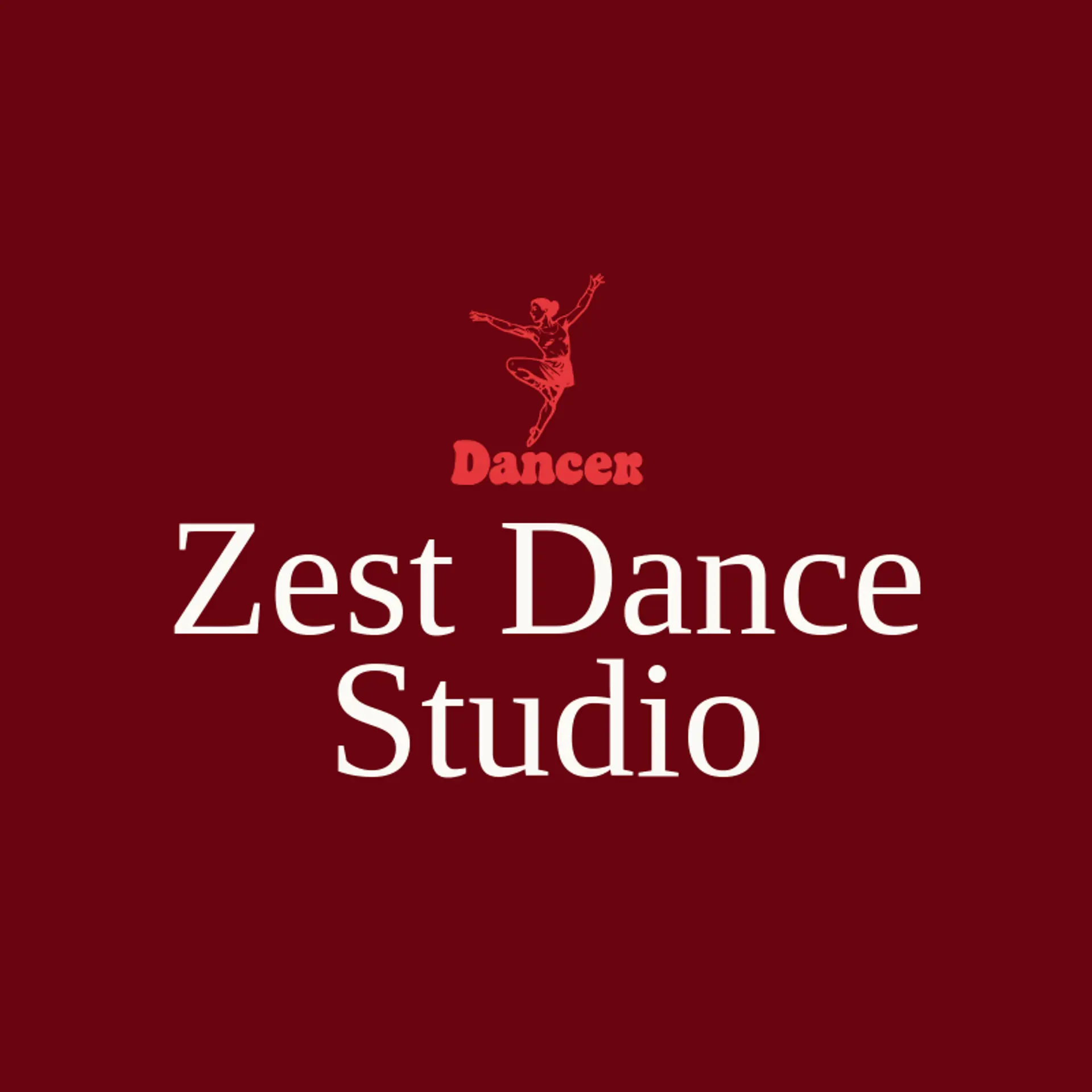 Zest Dance Studio logo for dancer