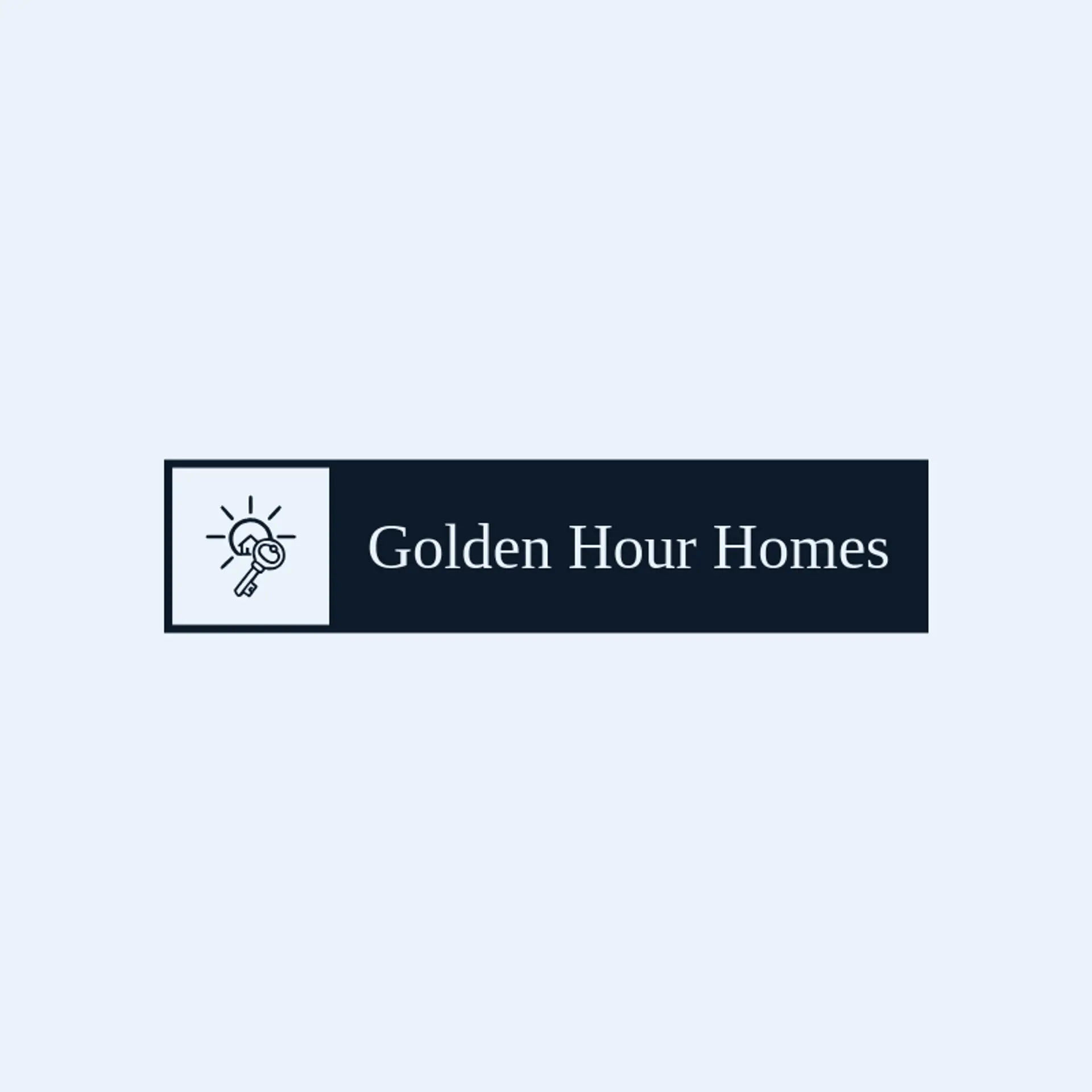 Golden Hour Homes logo for real estate agent