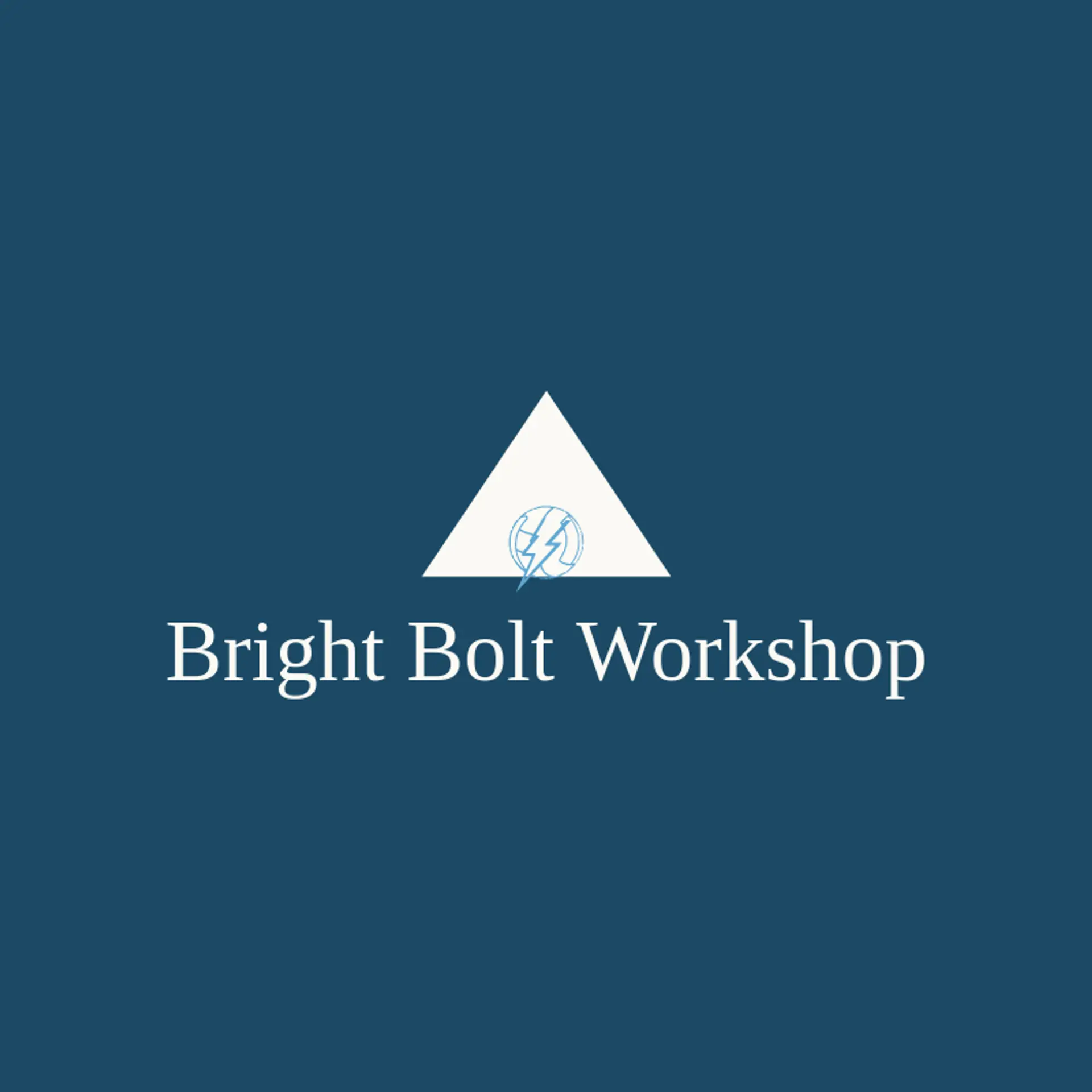 Bright Bolt Workshop logo for thunder