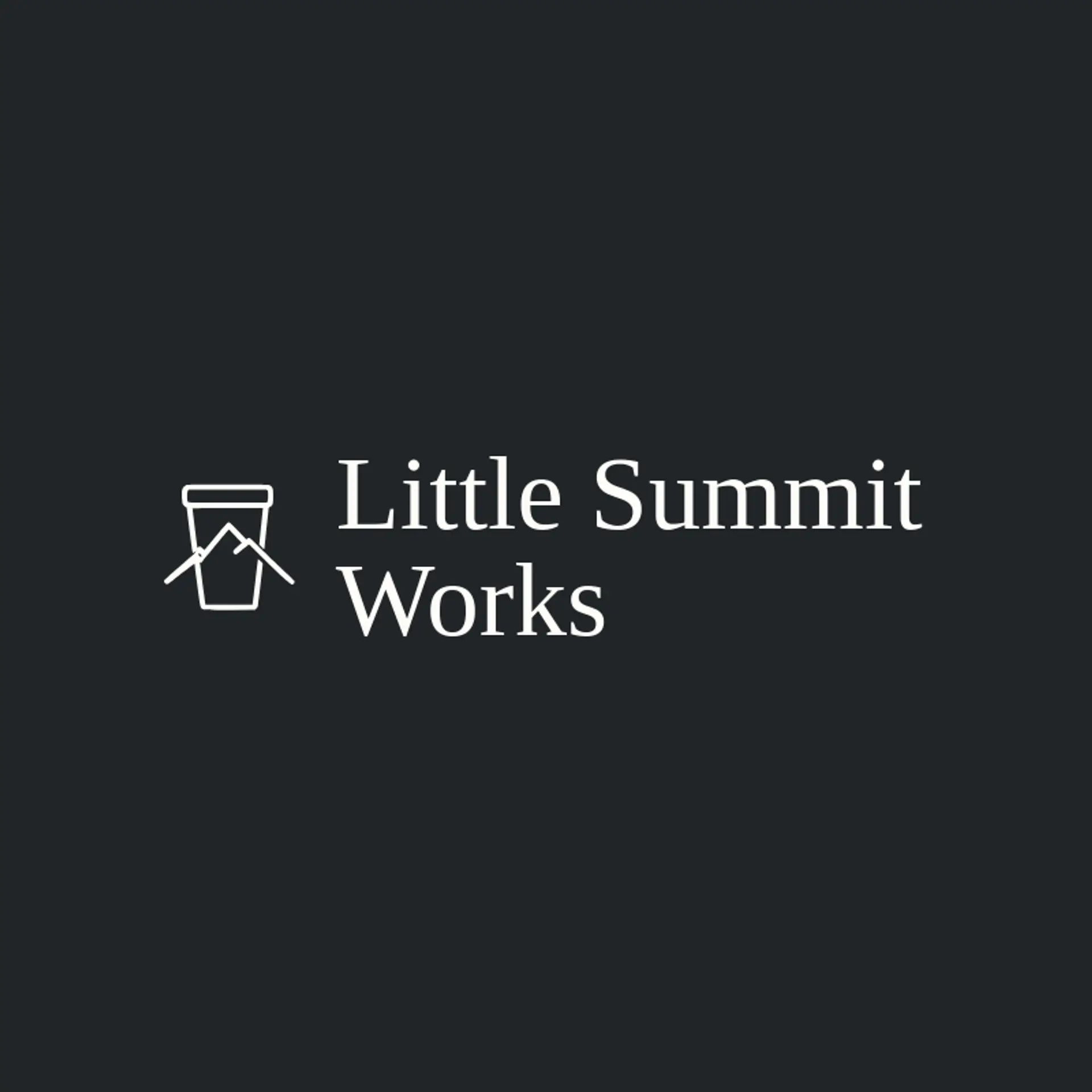 Little Summit Works logo for tumbler