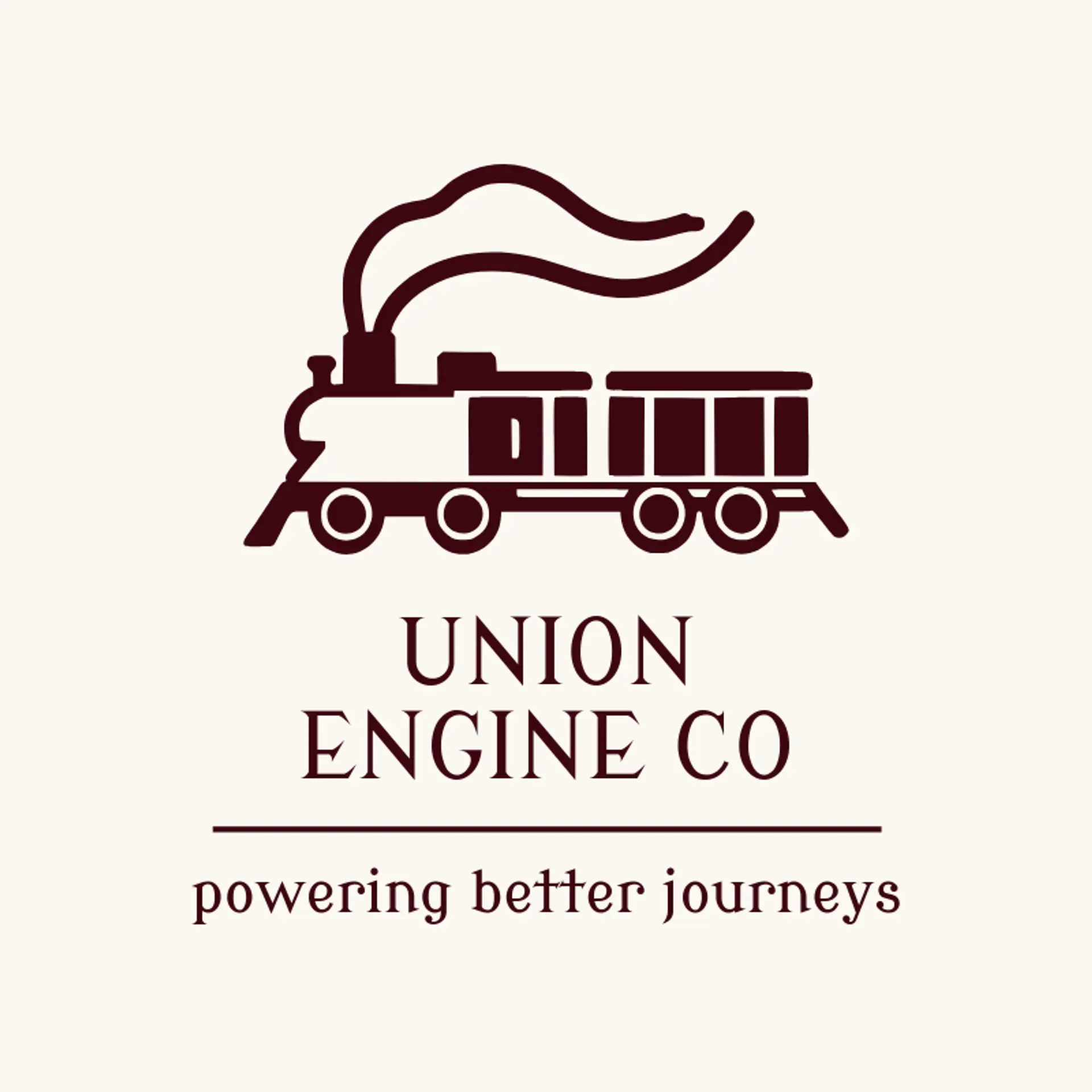 Union Engine Co logo for train