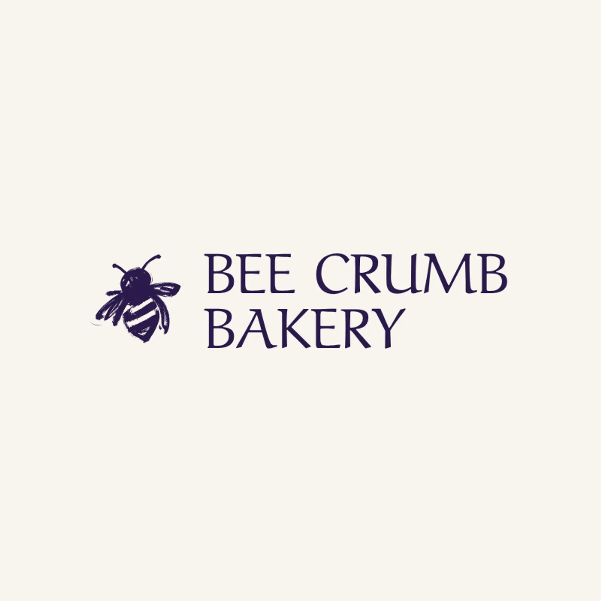 Bee Crumb Bakery logo for cookie