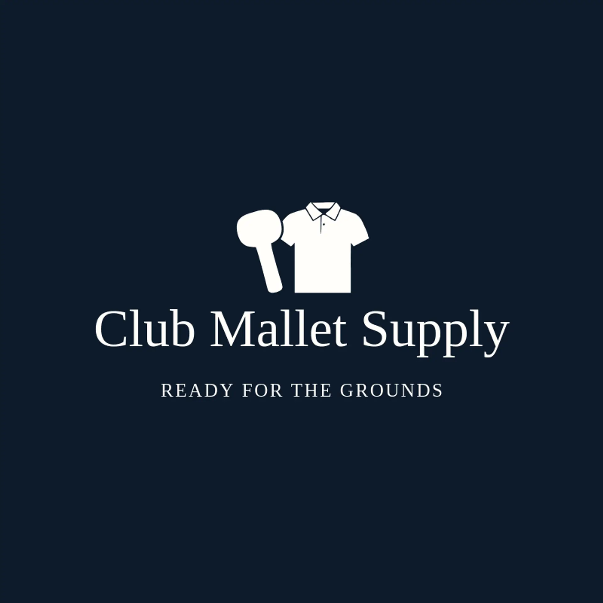 Club Mallet Supply logo for polo shirt