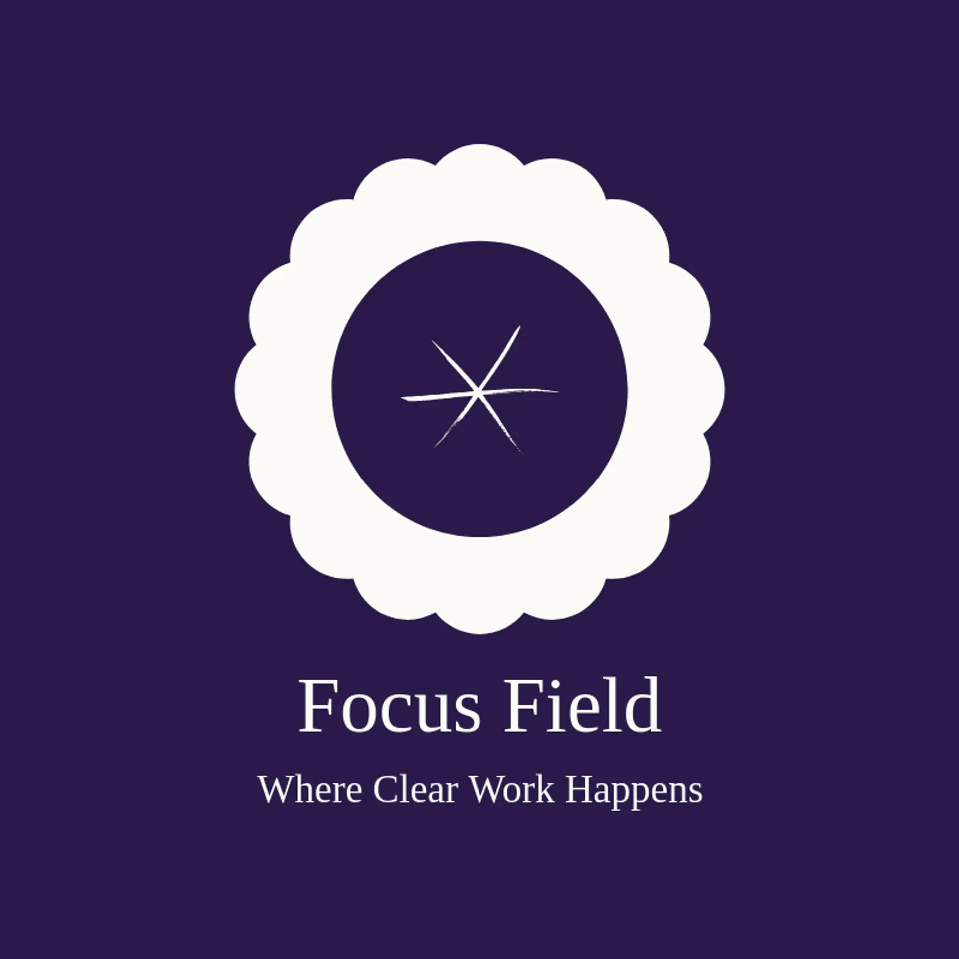 Focus Field logo for laser