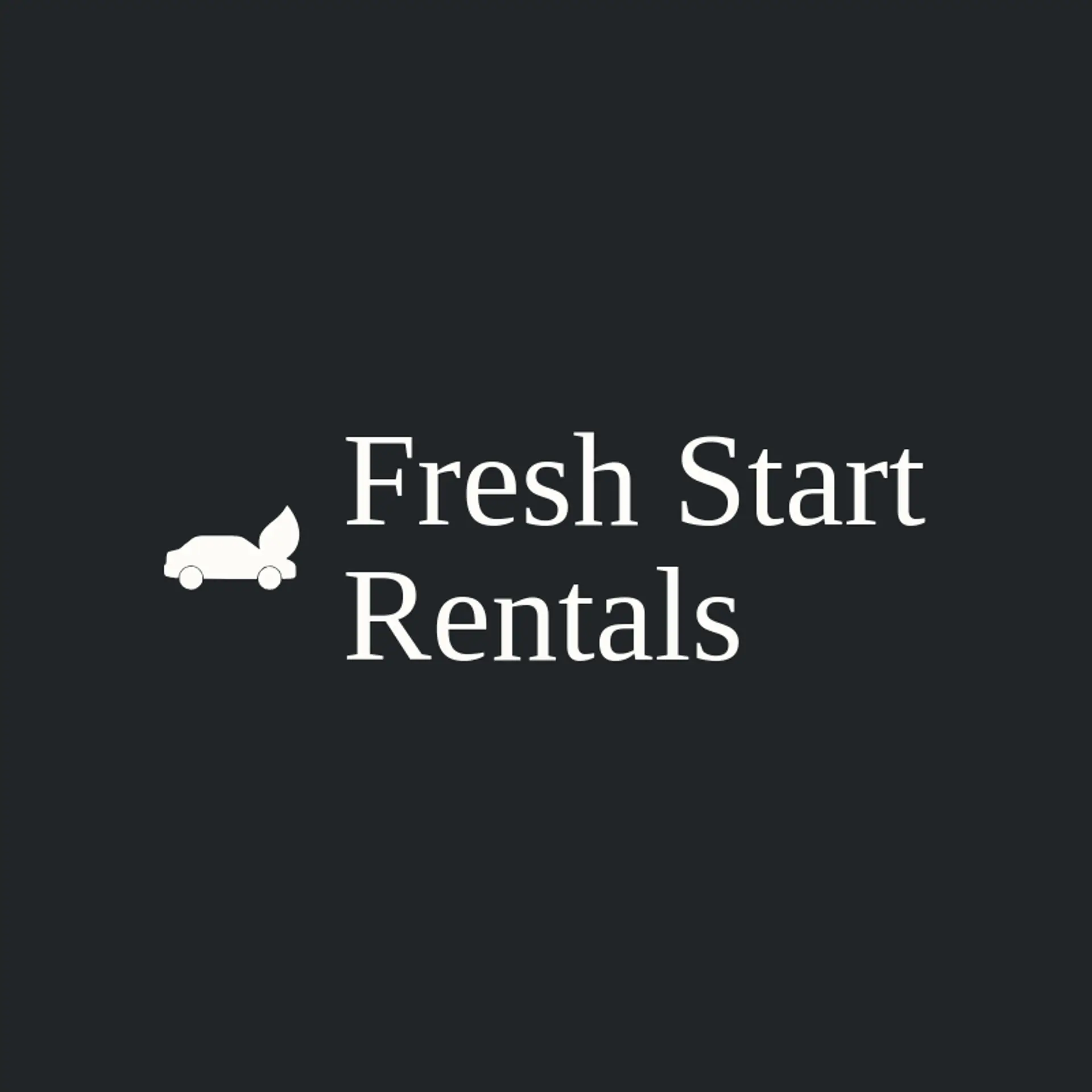 Fresh Start Rentals logo for car rental