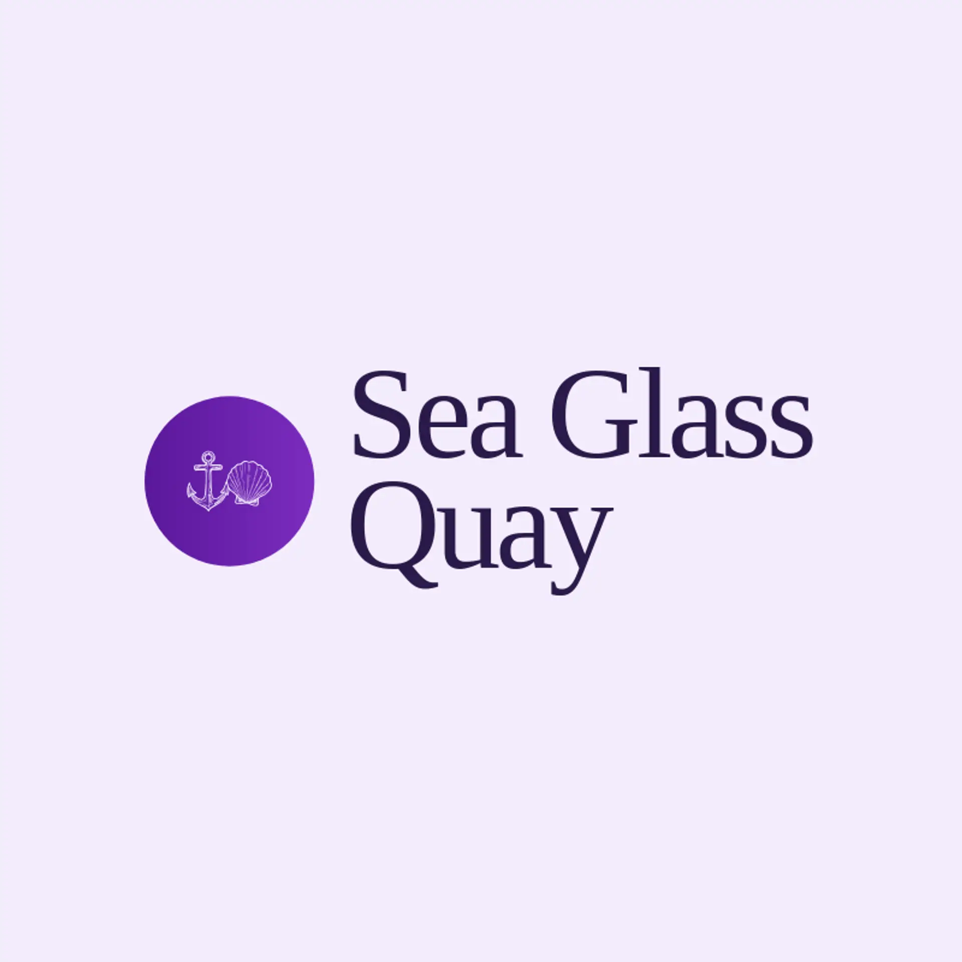 Sea Glass Quay logo for marina