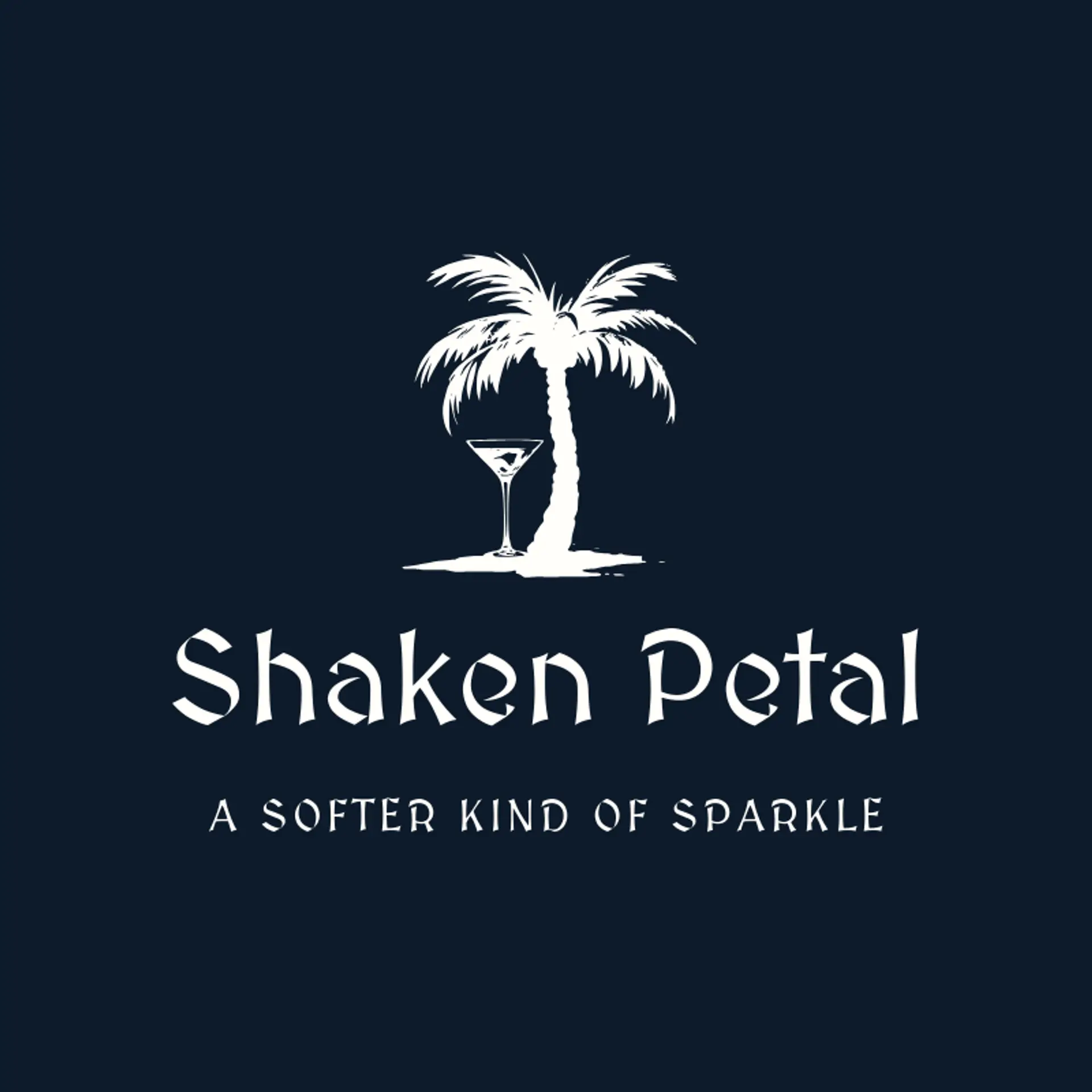 Shaken Petal logo for martini
