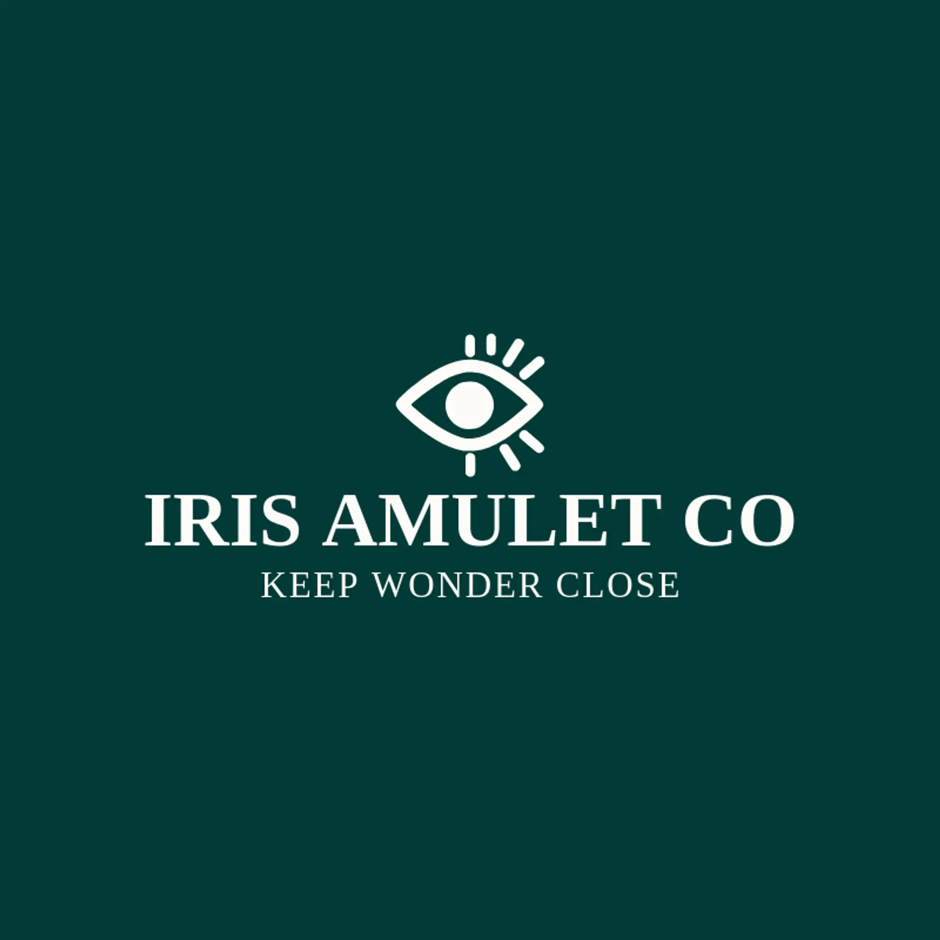 Iris Amulet Co logo for evil eye