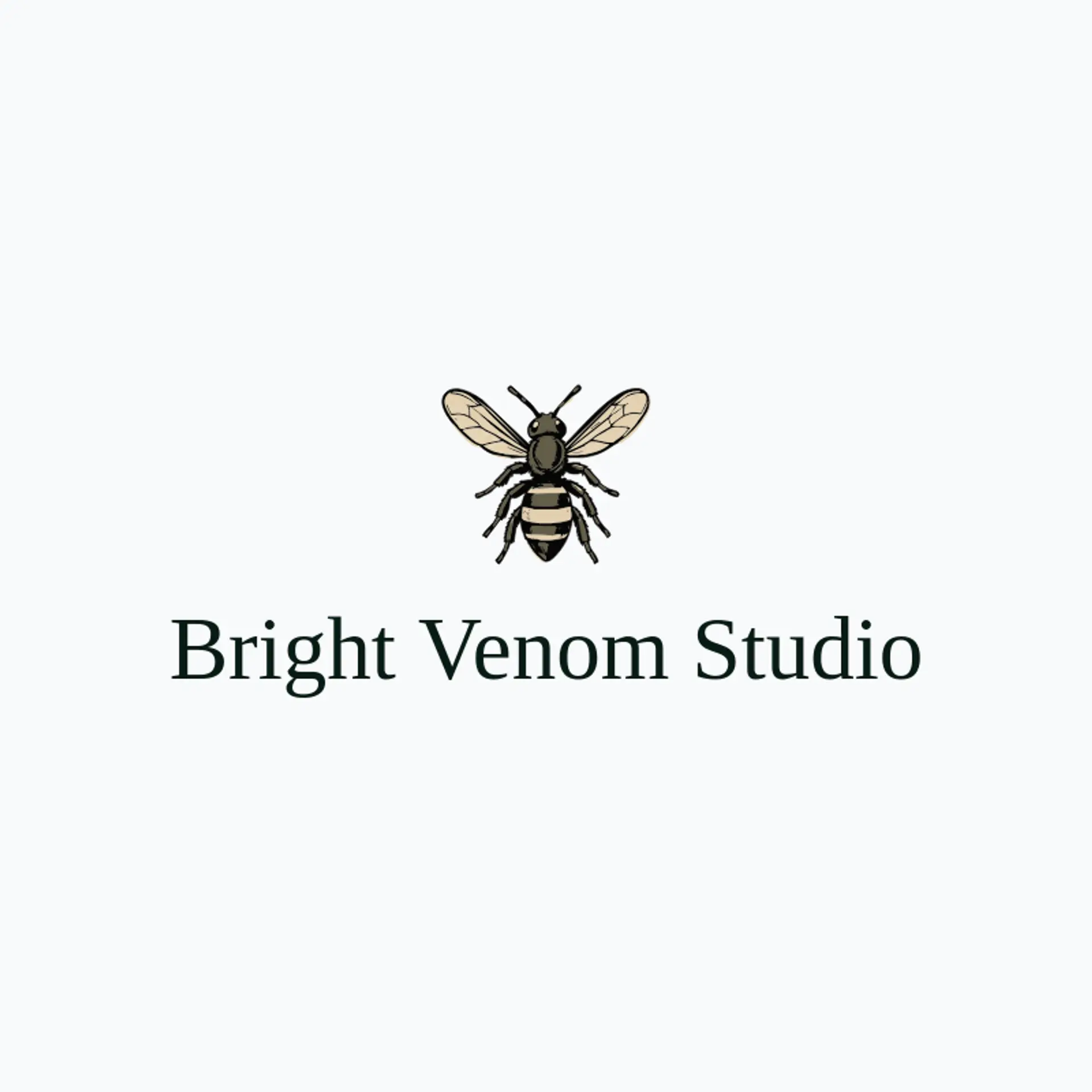 Bright Venom Studio logo for sting