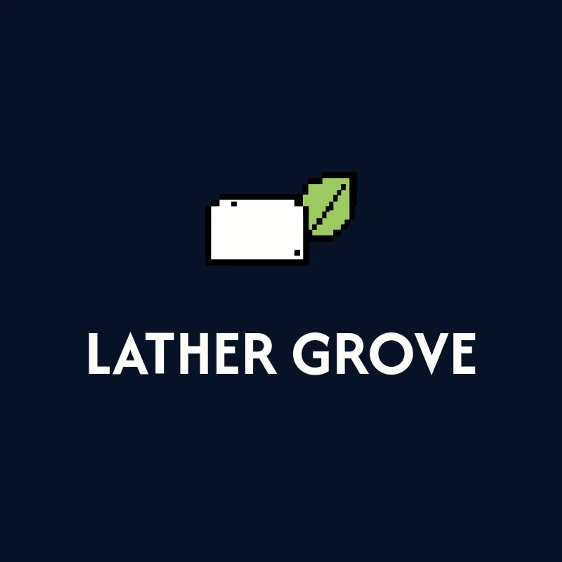 Lather Grove logo for soap
