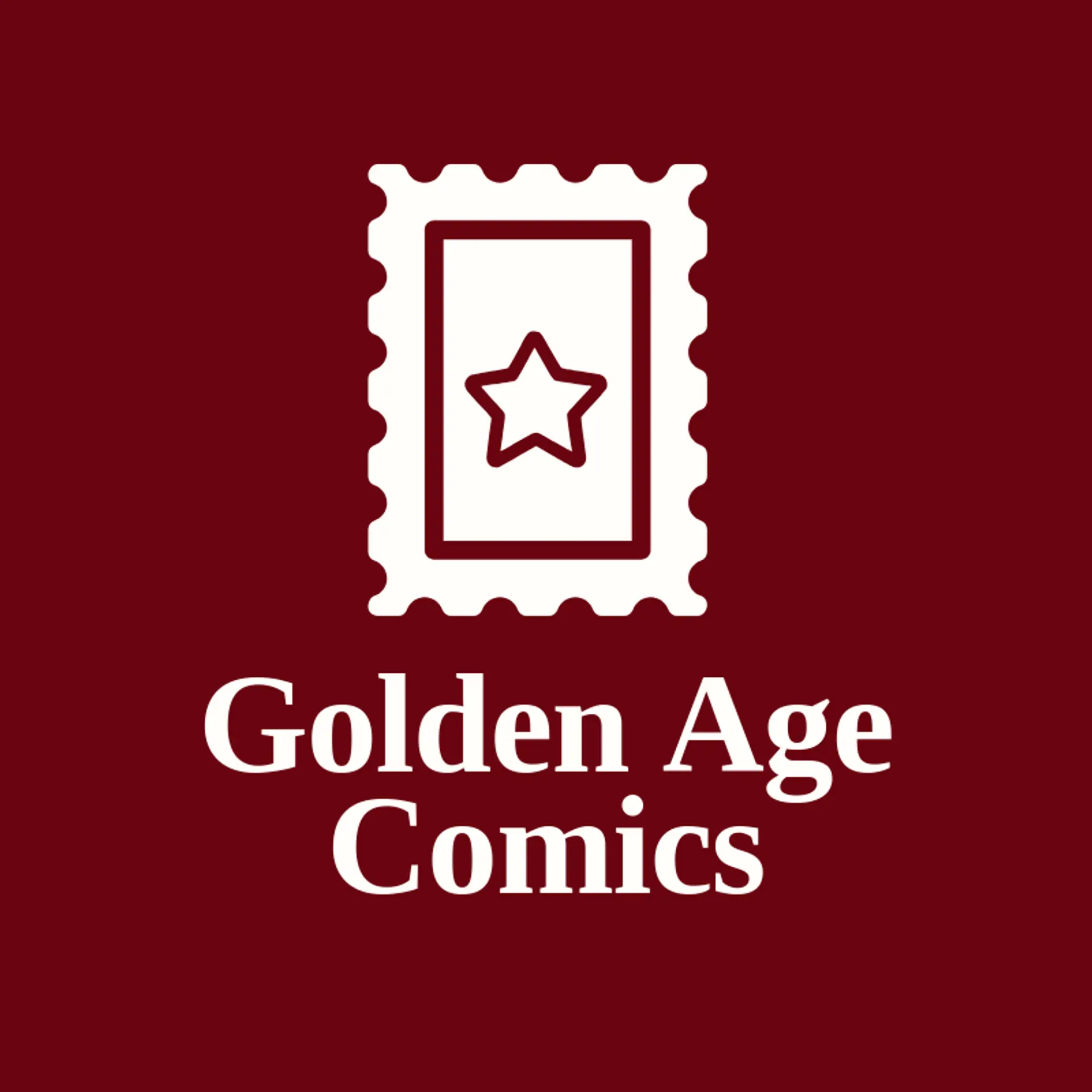 Golden Age Comics logo for comic
