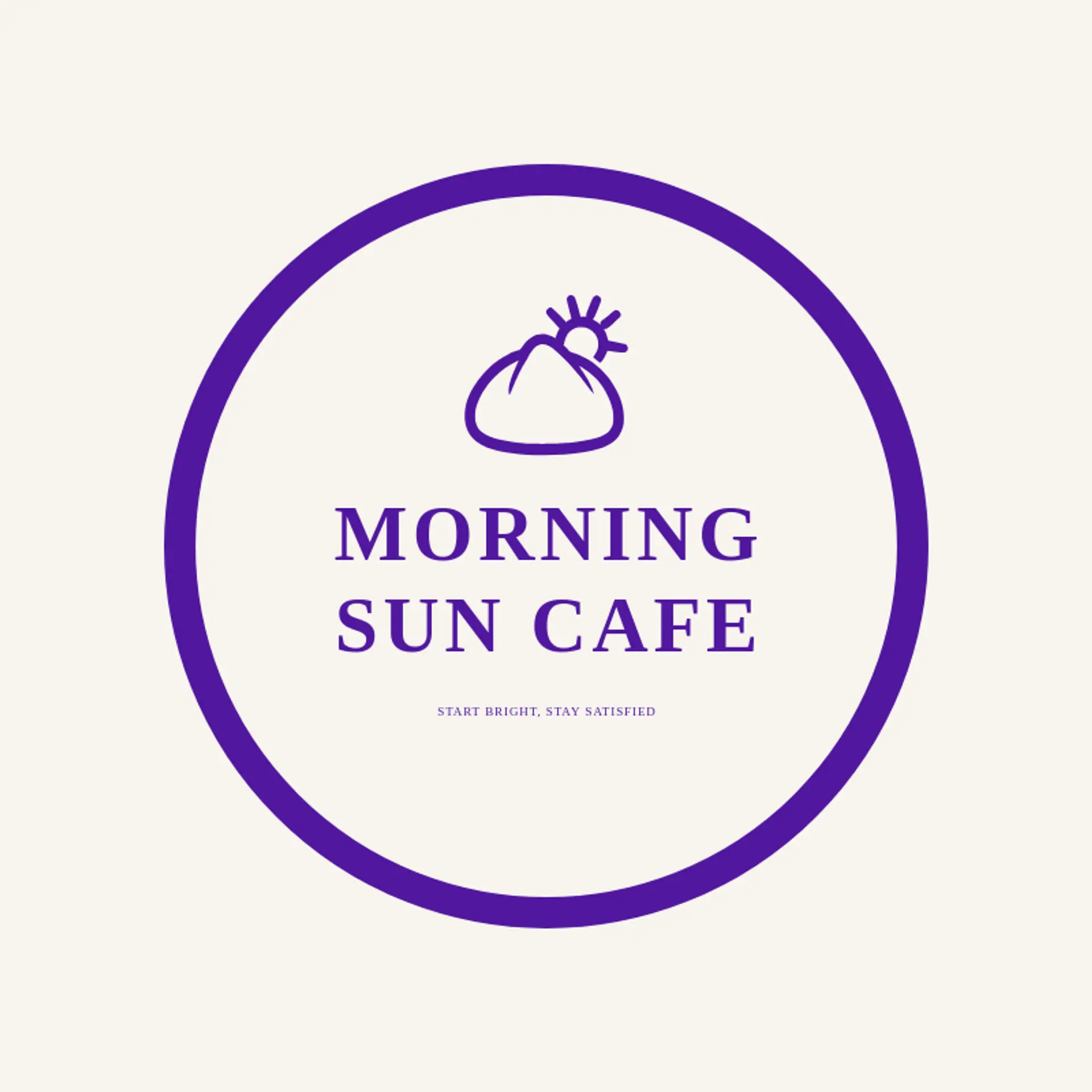 Morning Sun Cafe logo for chinese food