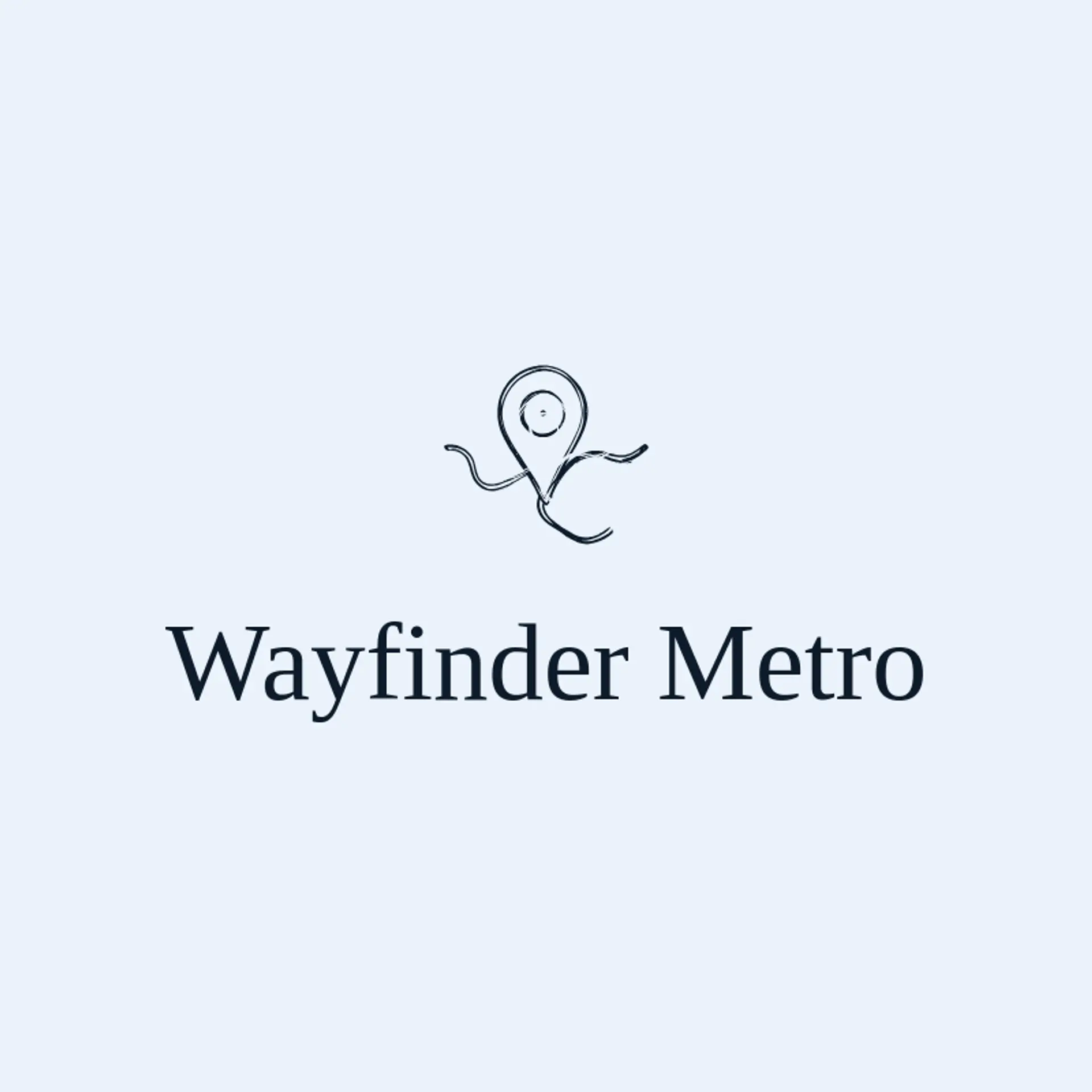 Wayfinder Metro logo for metro