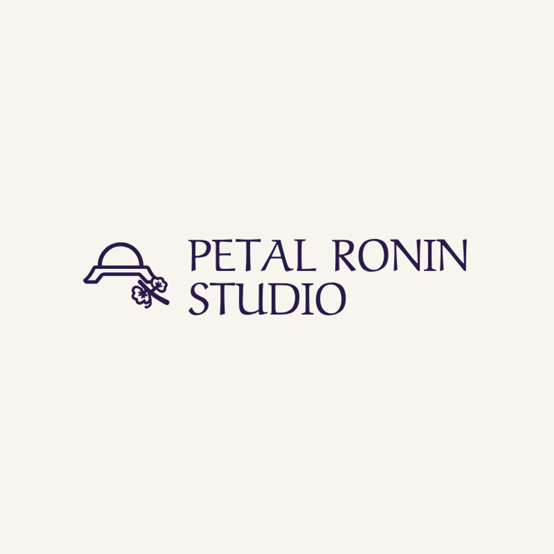 Petal Ronin Studio logo for samurai