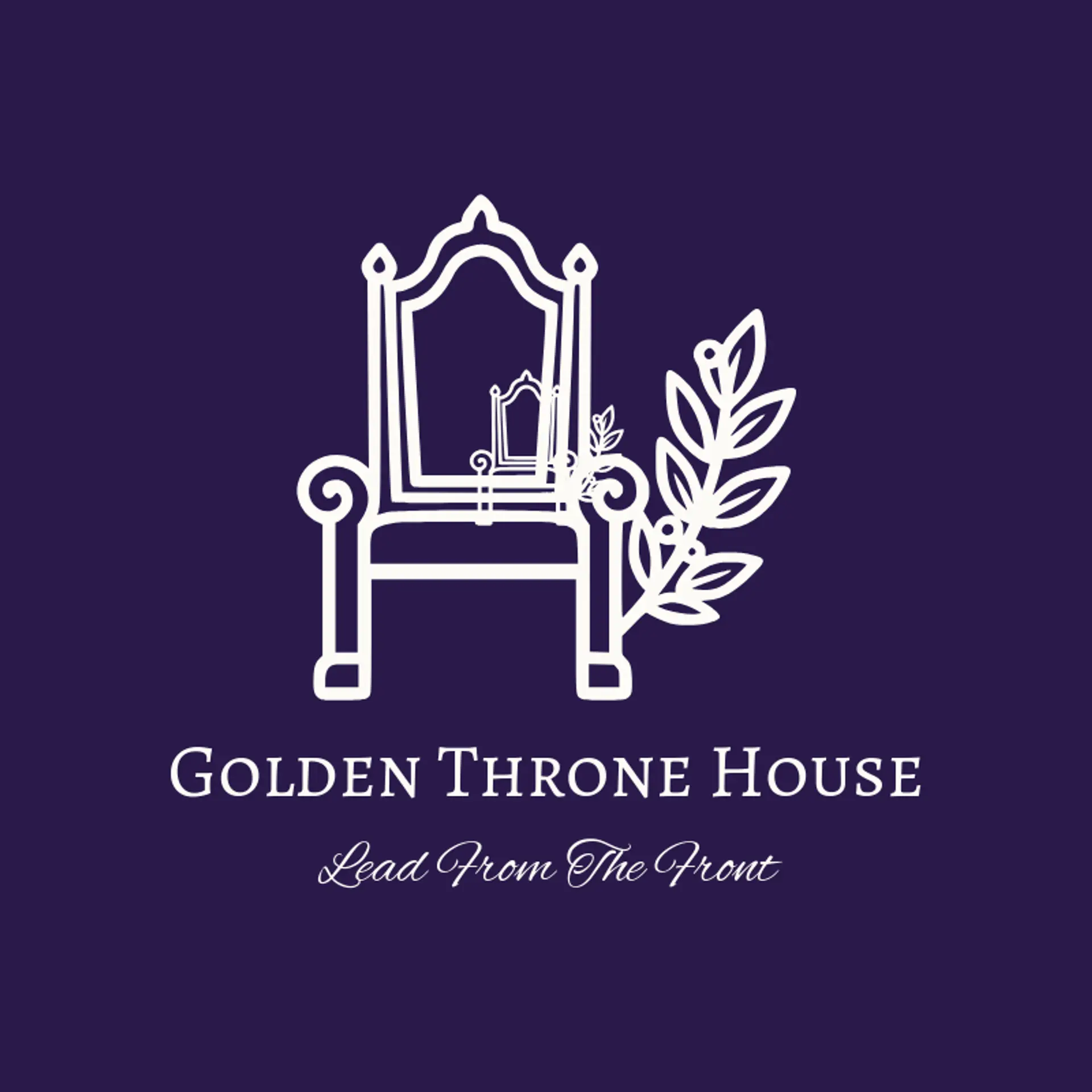 Golden Throne House logo for royal