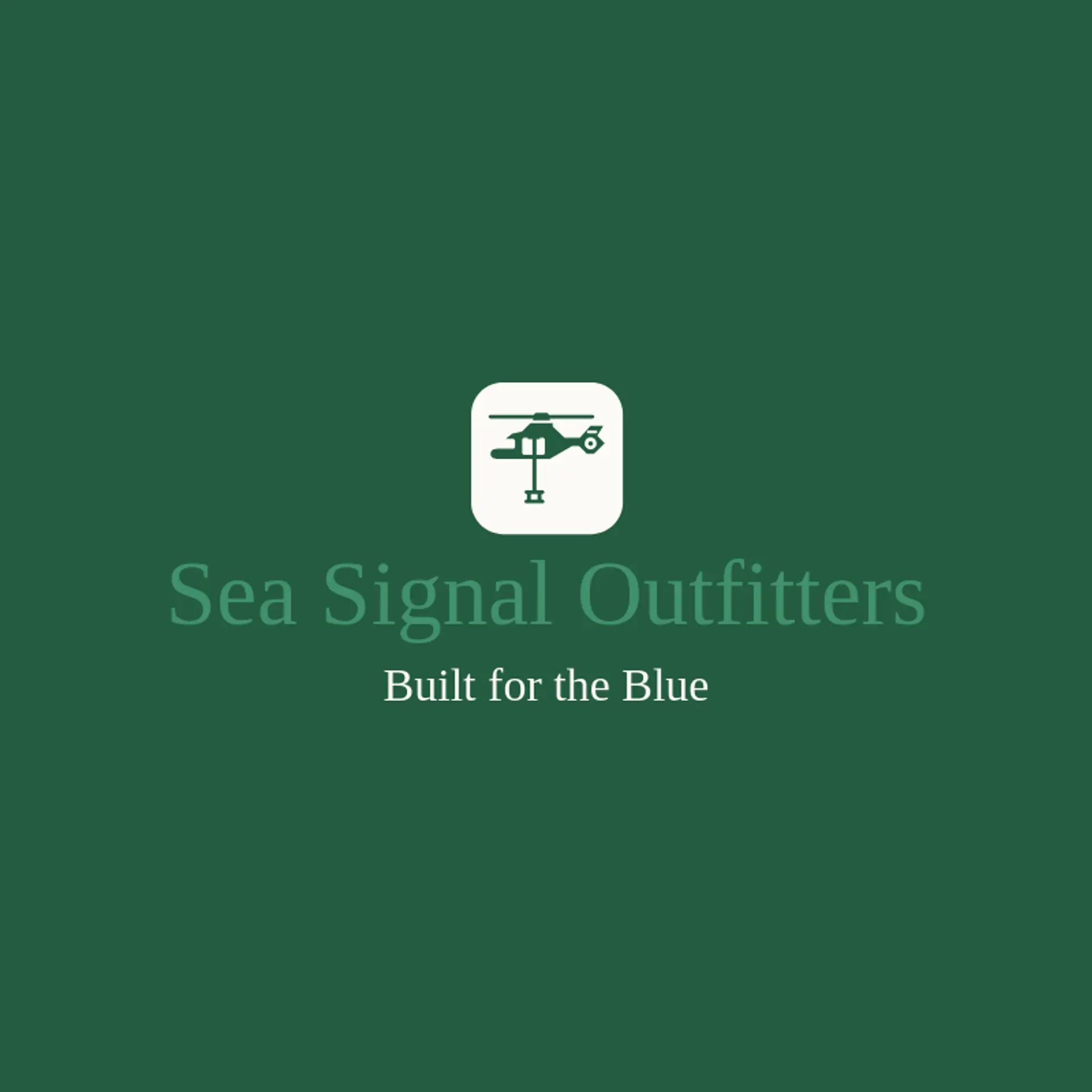 Sea Signal Outfitters logo for coast guard