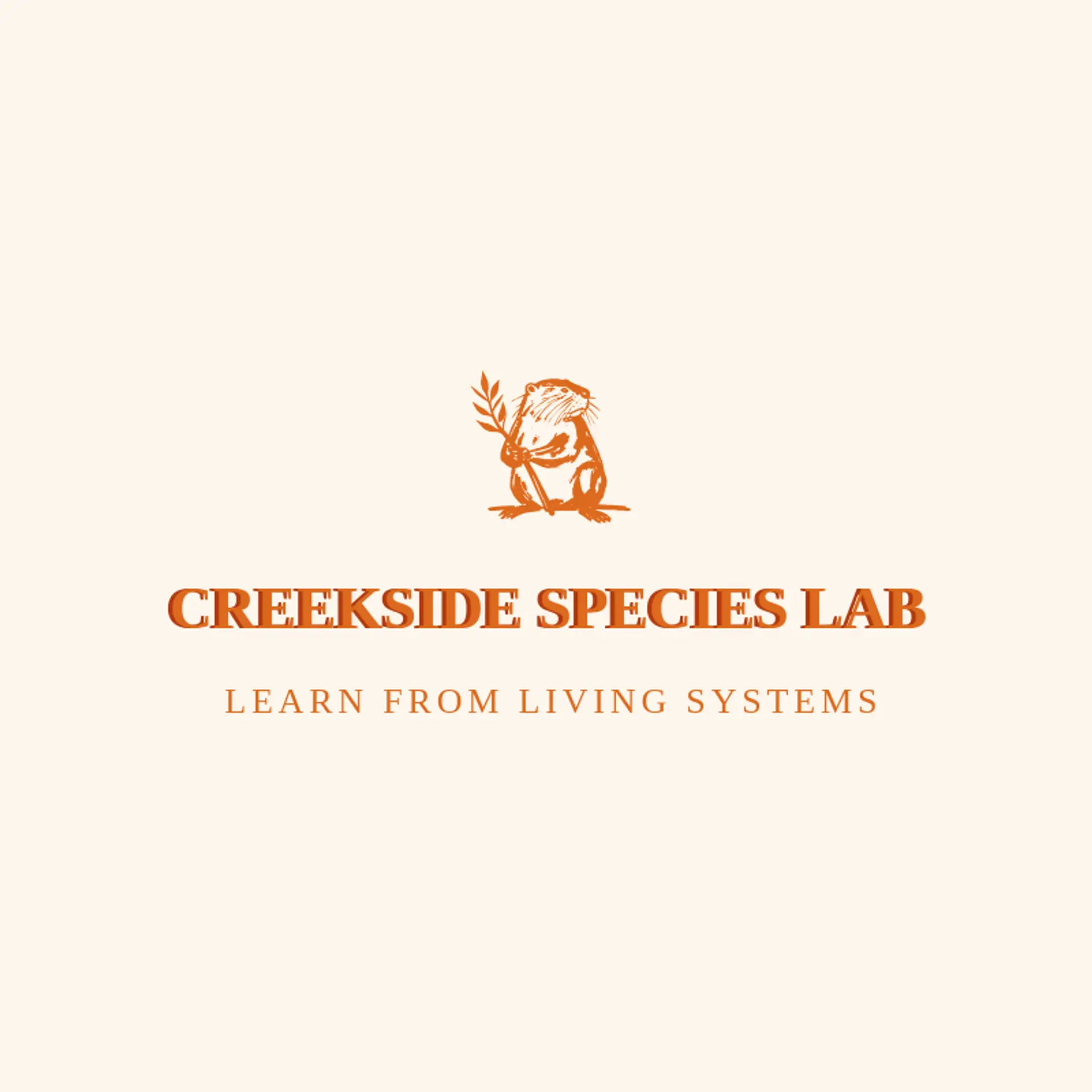 Creekside Species Lab logo for wildlife